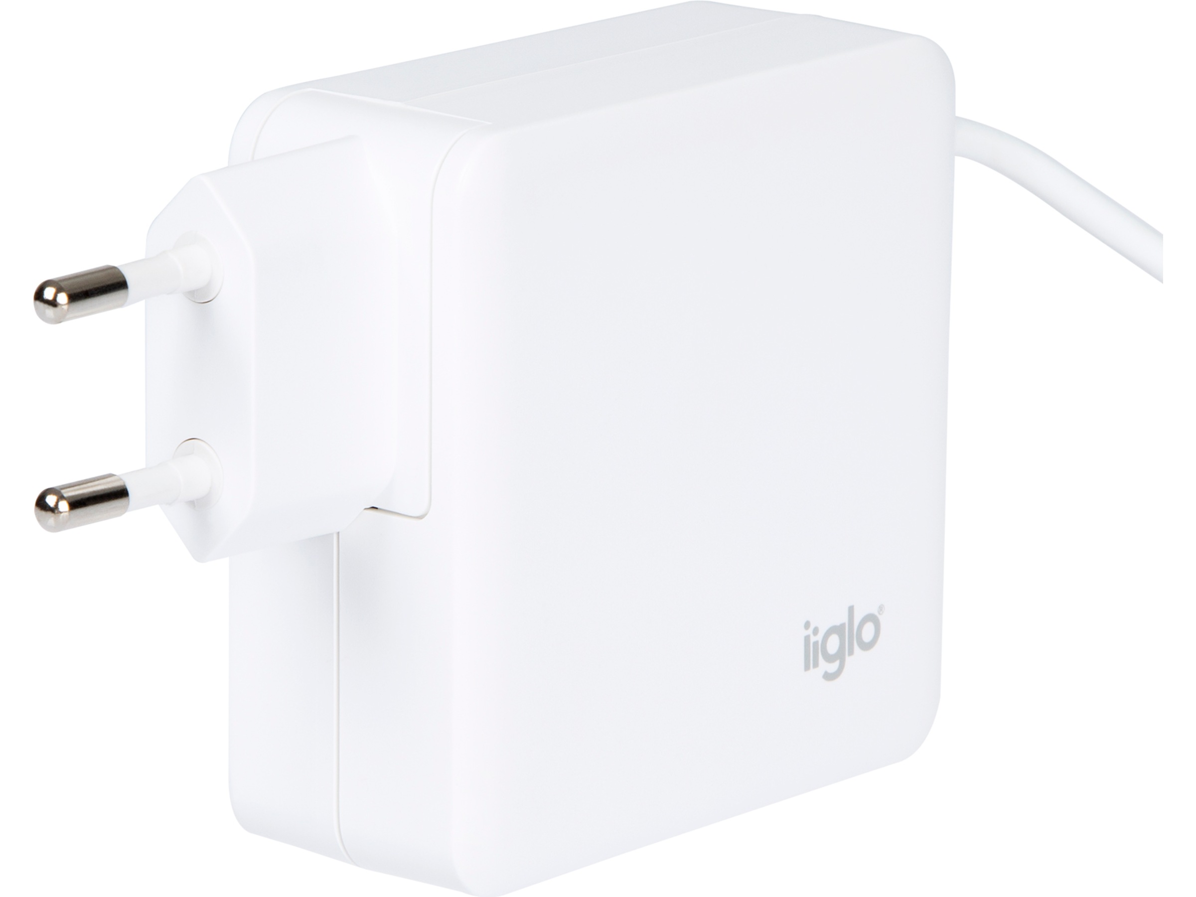 iiglo universal oplader til PC, telefon og tablet, USB-C 65W Batteri og lader