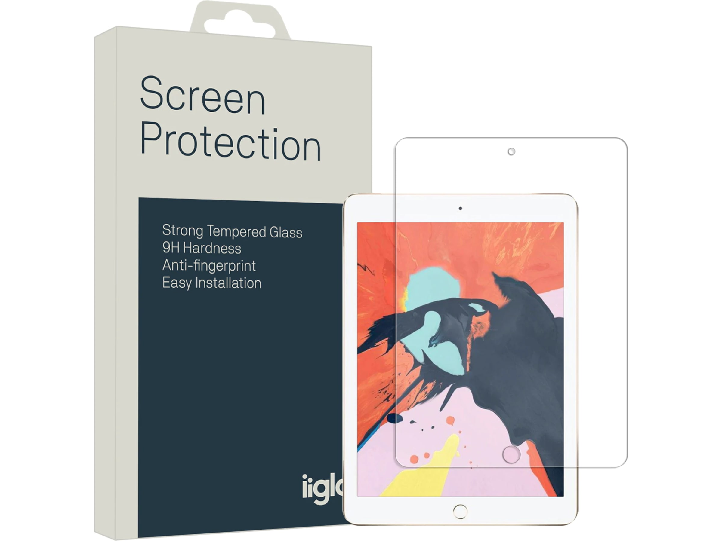 iiglo iPad 10,2" (2021) Skærmbeskytter Skærmbeskyttelse tablet