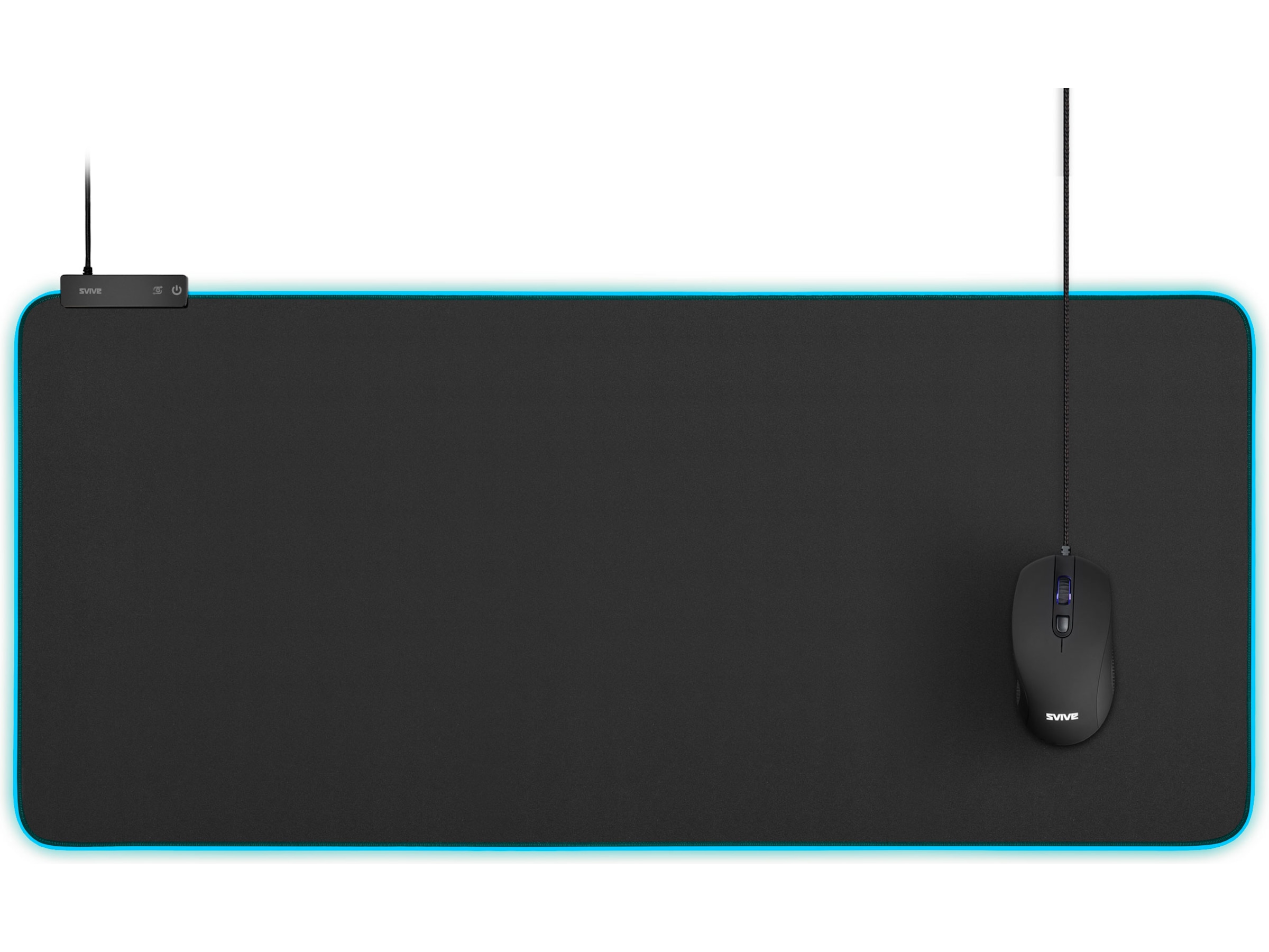 Svive Styx RGB Gaming Musemåtte XXL Gamingmusemåtte