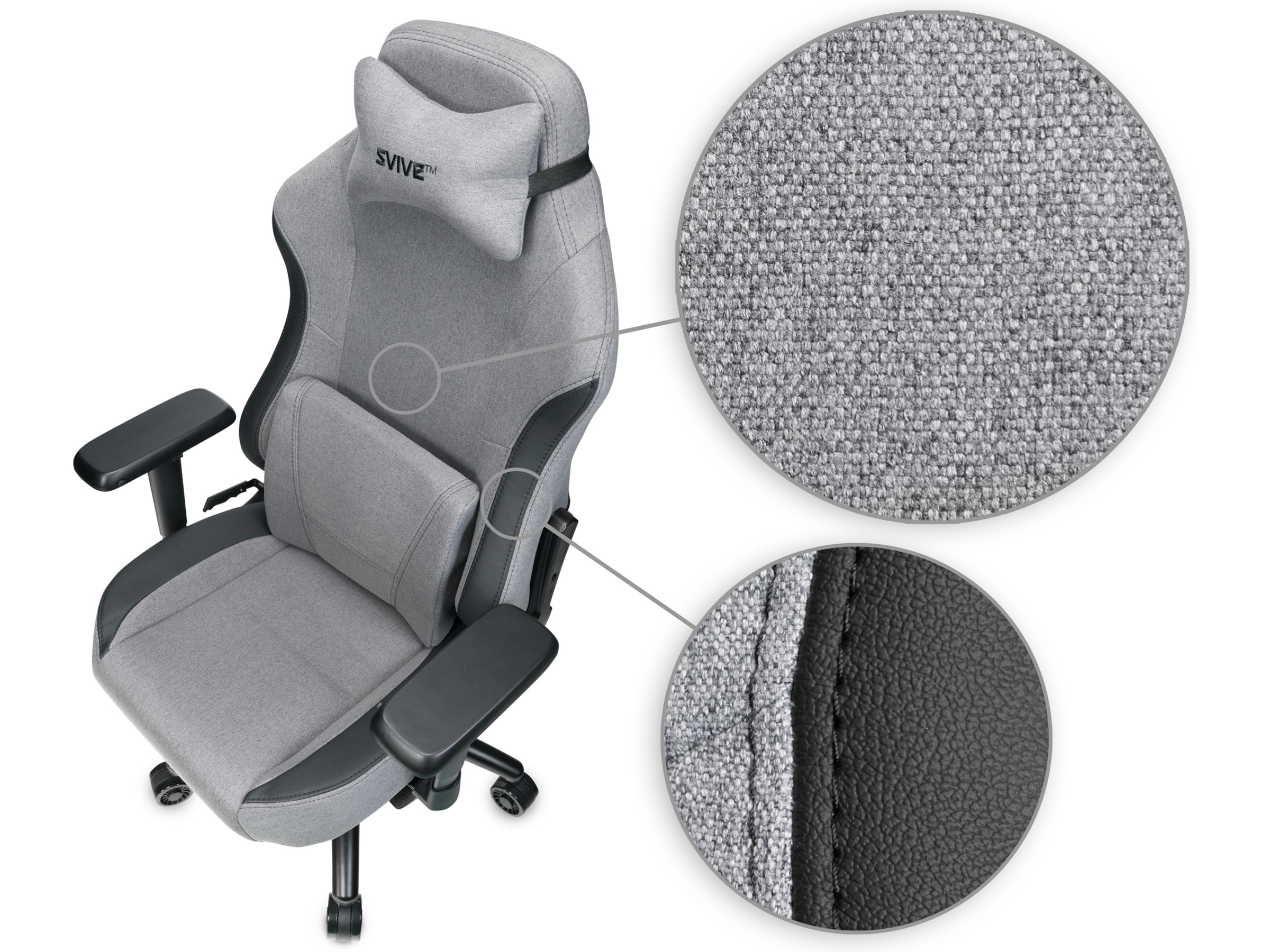 Svive Gemini Gamingstol (mørkegrå) Gamingstole