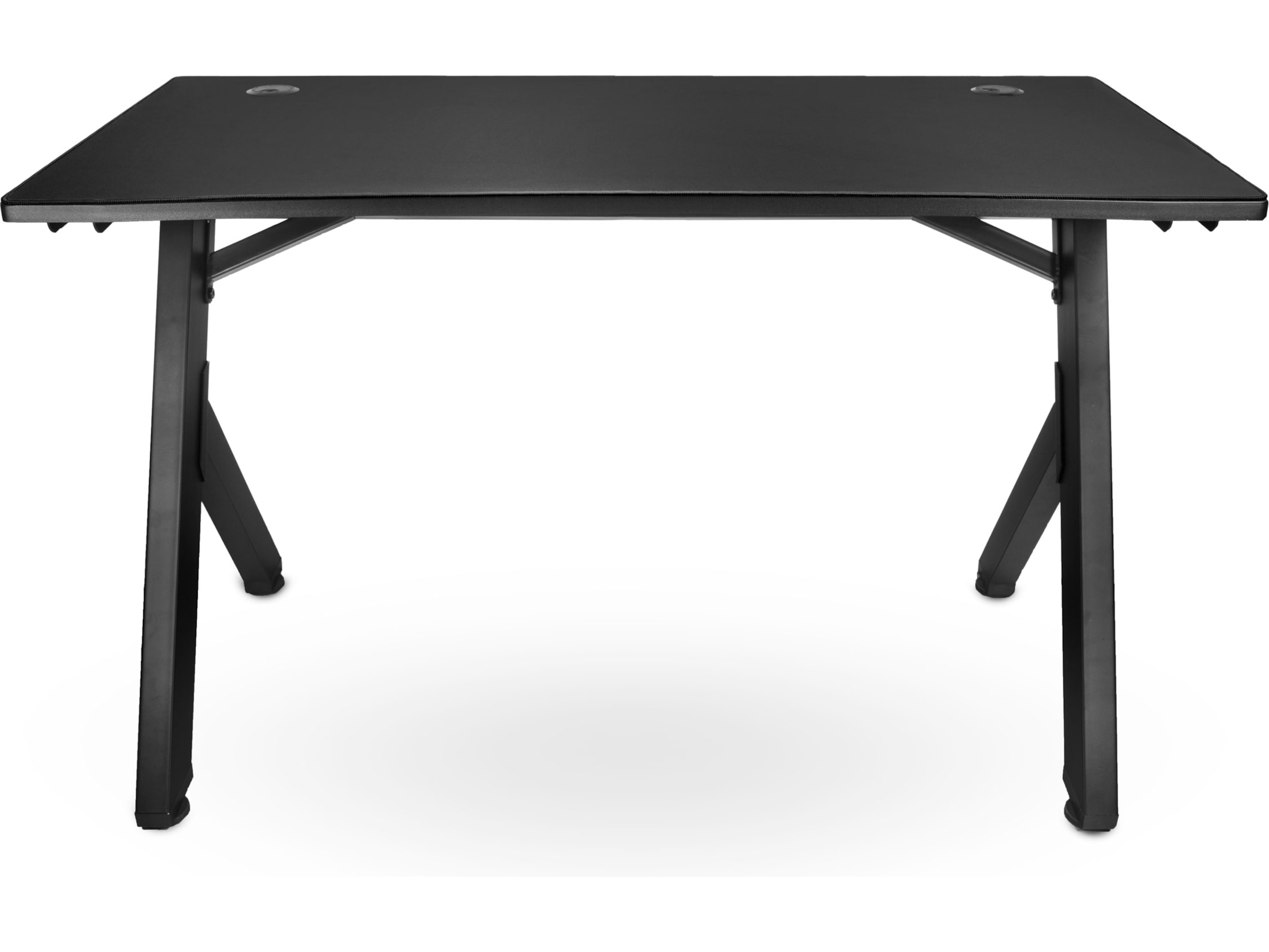 Svive Cygnus Gaming Desk mat sort med sorte sømme Gamingdesk