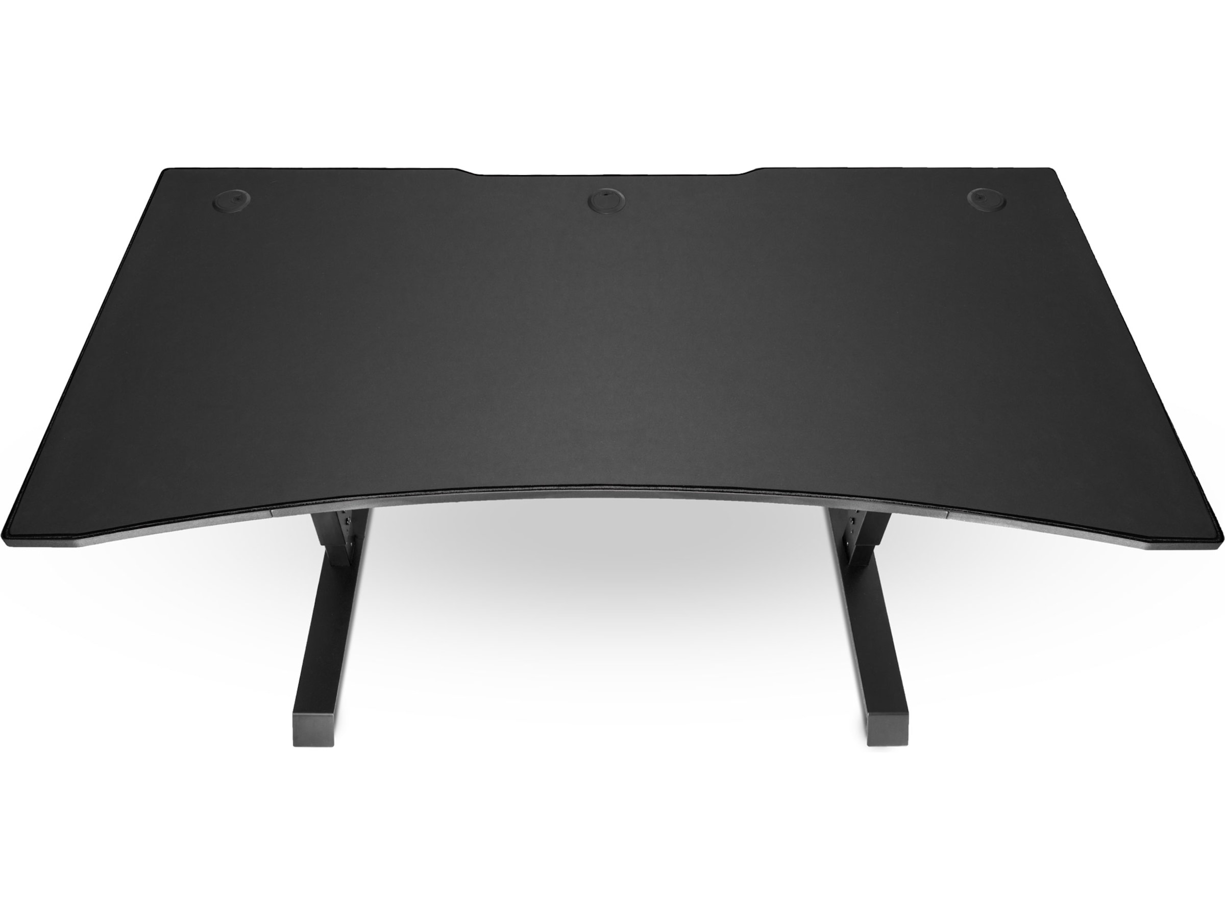Svive Altair Gaming Desk mat sort med sorte sømme Gamingdesk