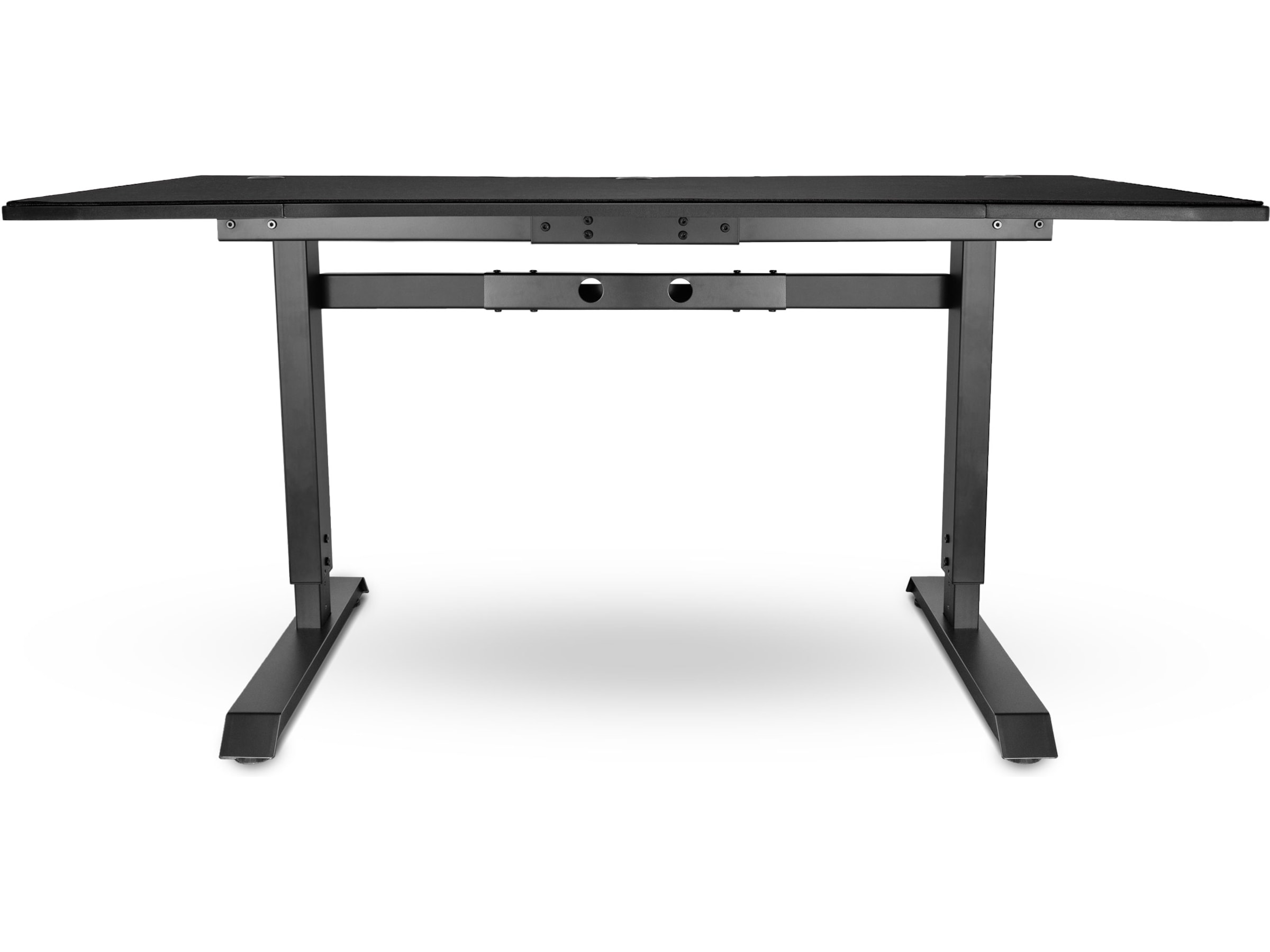 Svive Altair Gaming Desk mat sort med sorte sømme Gamingdesk
