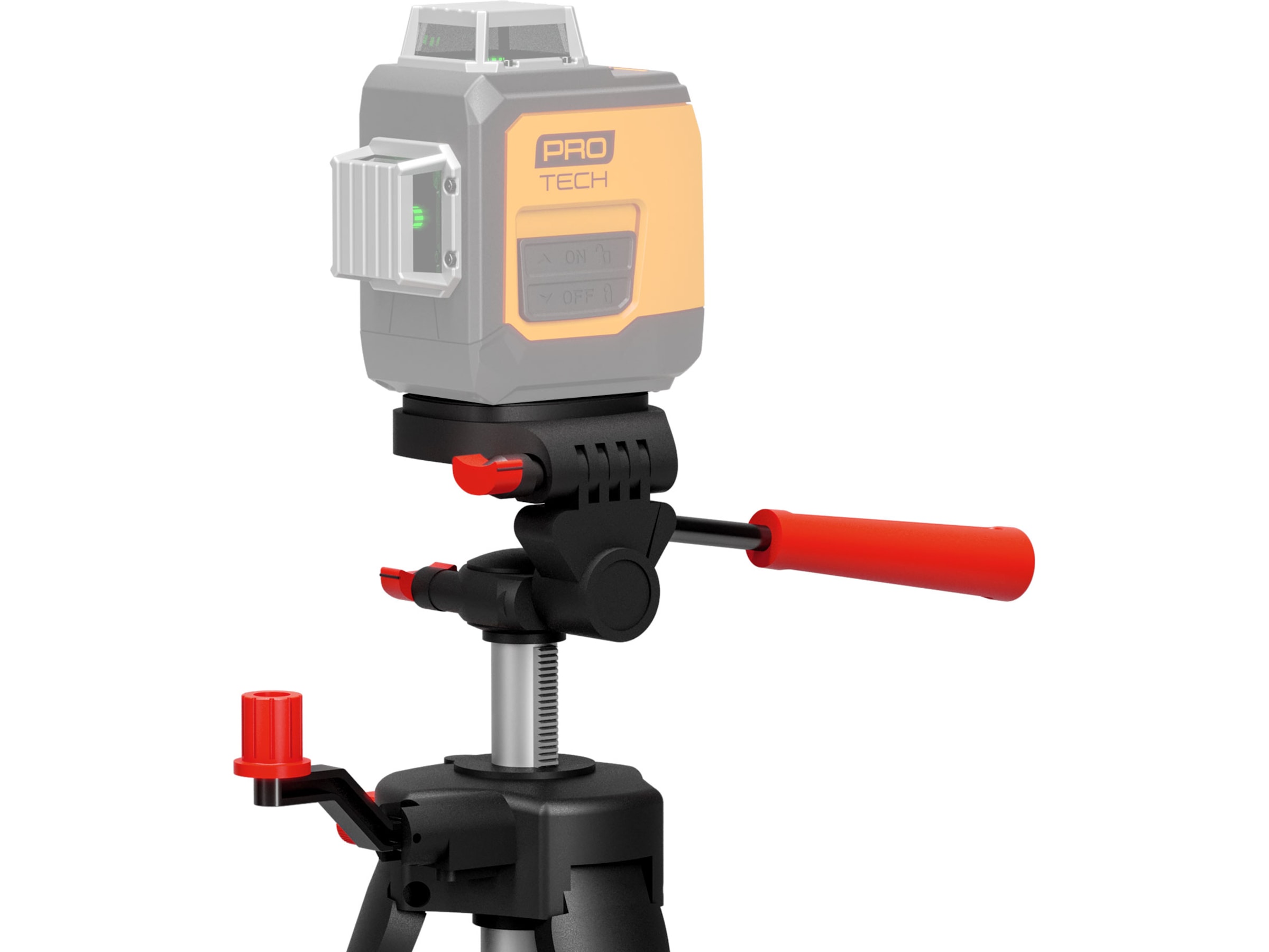 Protech Tripod stativ 1,5 m Laser & Vaterpas