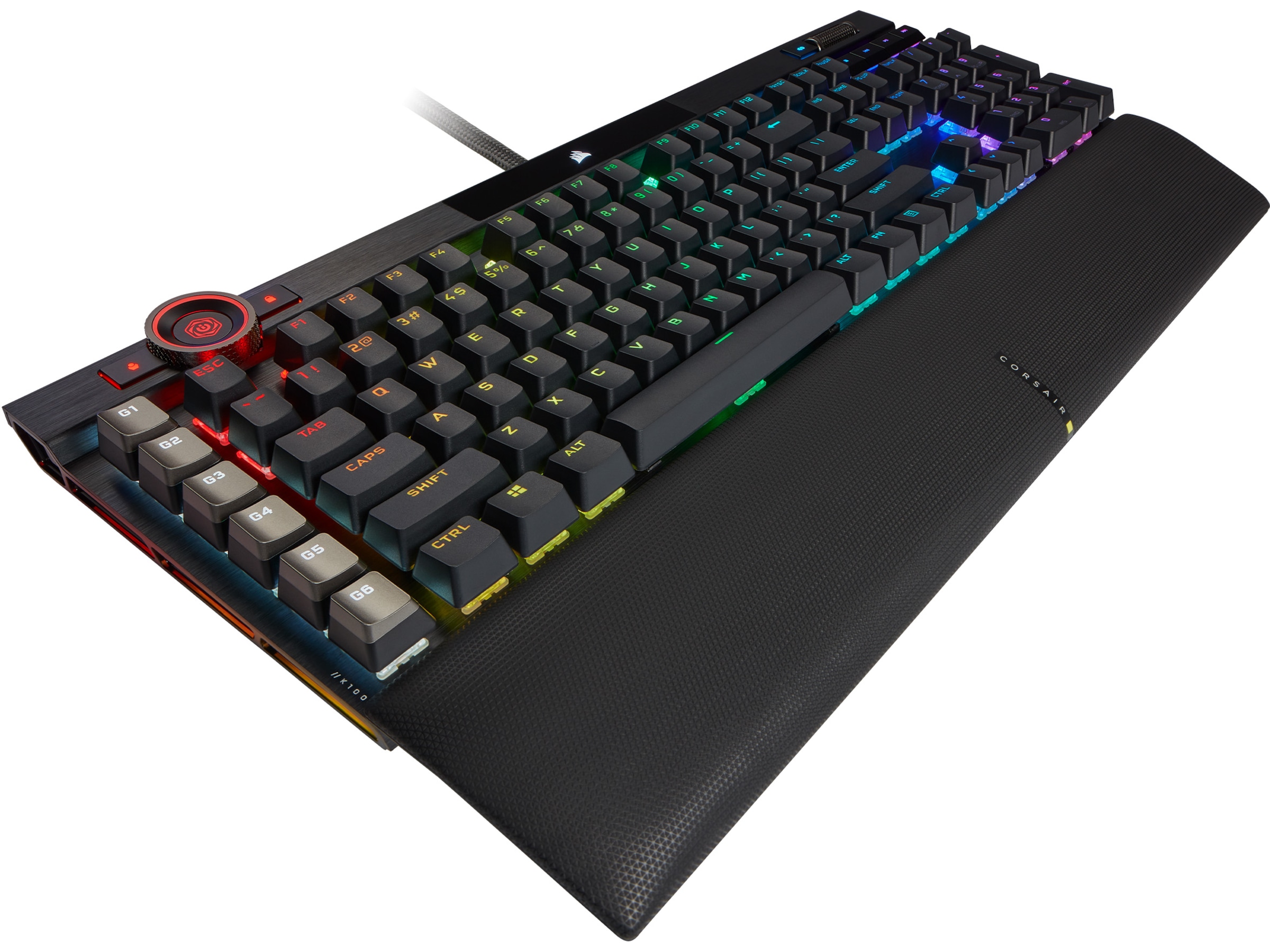 Corsair K100 RGB Gaming Tastatur (sort) Gamingkeyboard