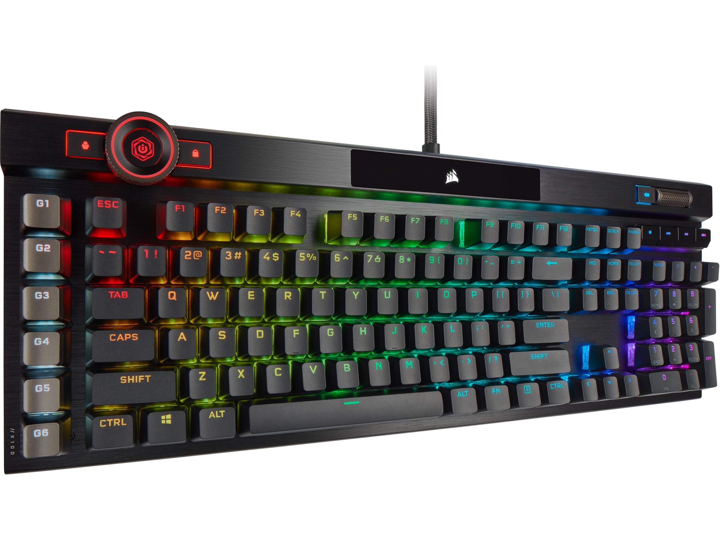 Corsair K100 RGB Gaming Tastatur (sort) Gamingkeyboard