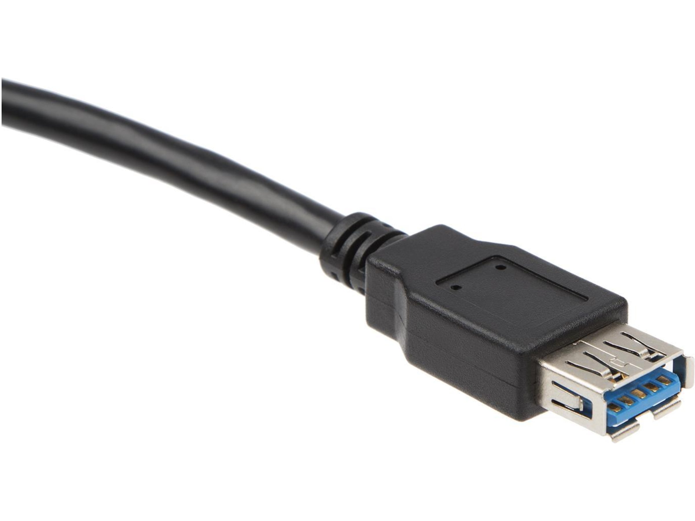 USB-A Forlængerkabel 15m (sort) USB-kabler