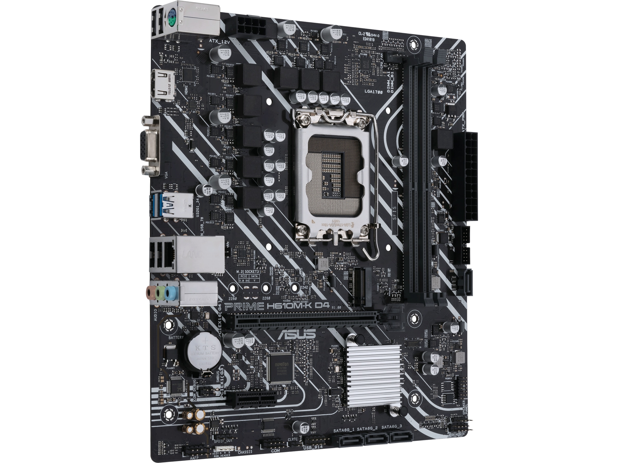 ASUS PRIME H610M-K D4 Bundkort Intel Socket