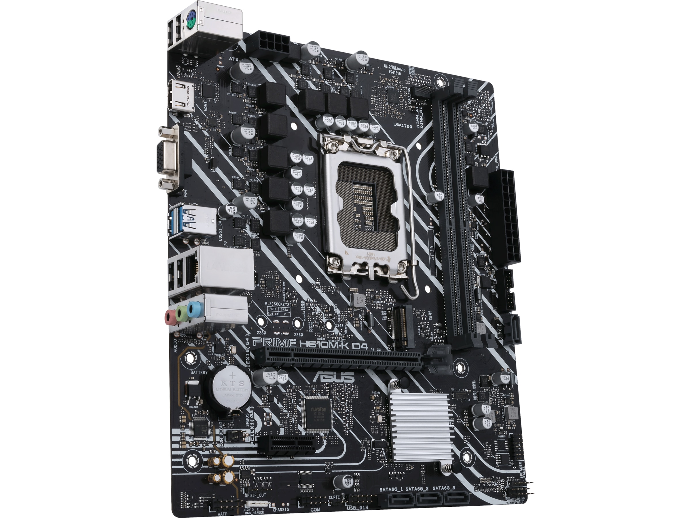 ASUS PRIME H610M-K D4 Bundkort Intel Socket