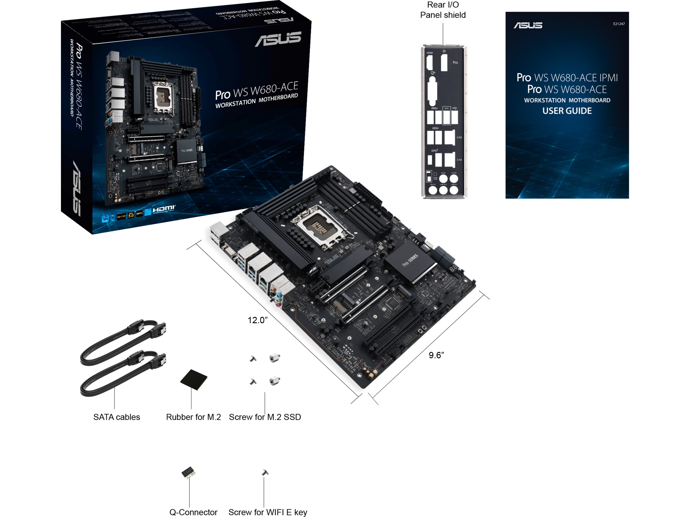 ASUS PRO WS W680-ACE Bundkort Intel Socket