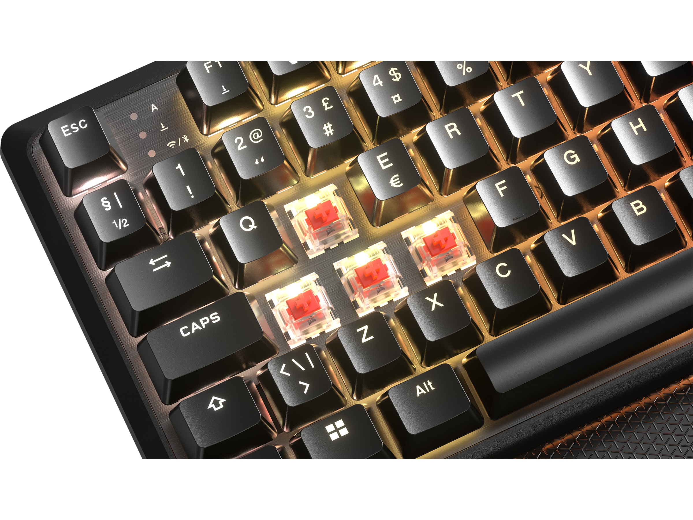 Corsair K70 Core TKL RGB trådløst gamingtastatur (sort) Gamingkeyboard