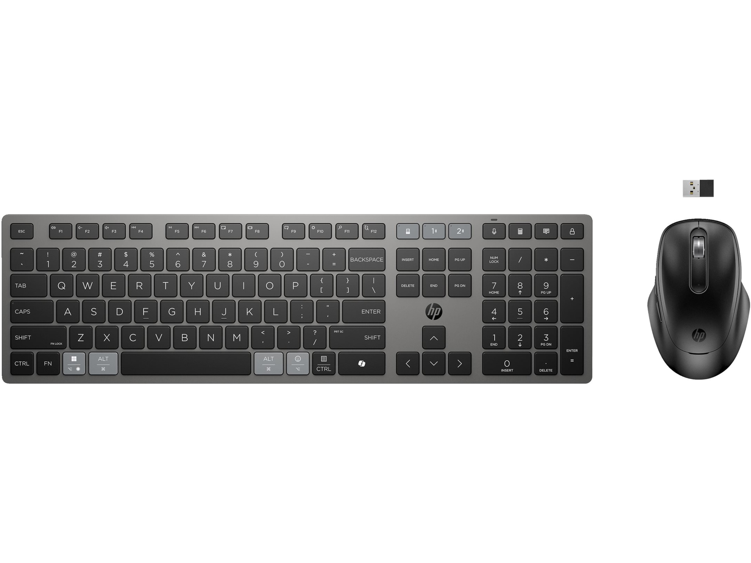 HP 725 trådløs tastatur og mus Mus & keyboards -kombinasjonspakker