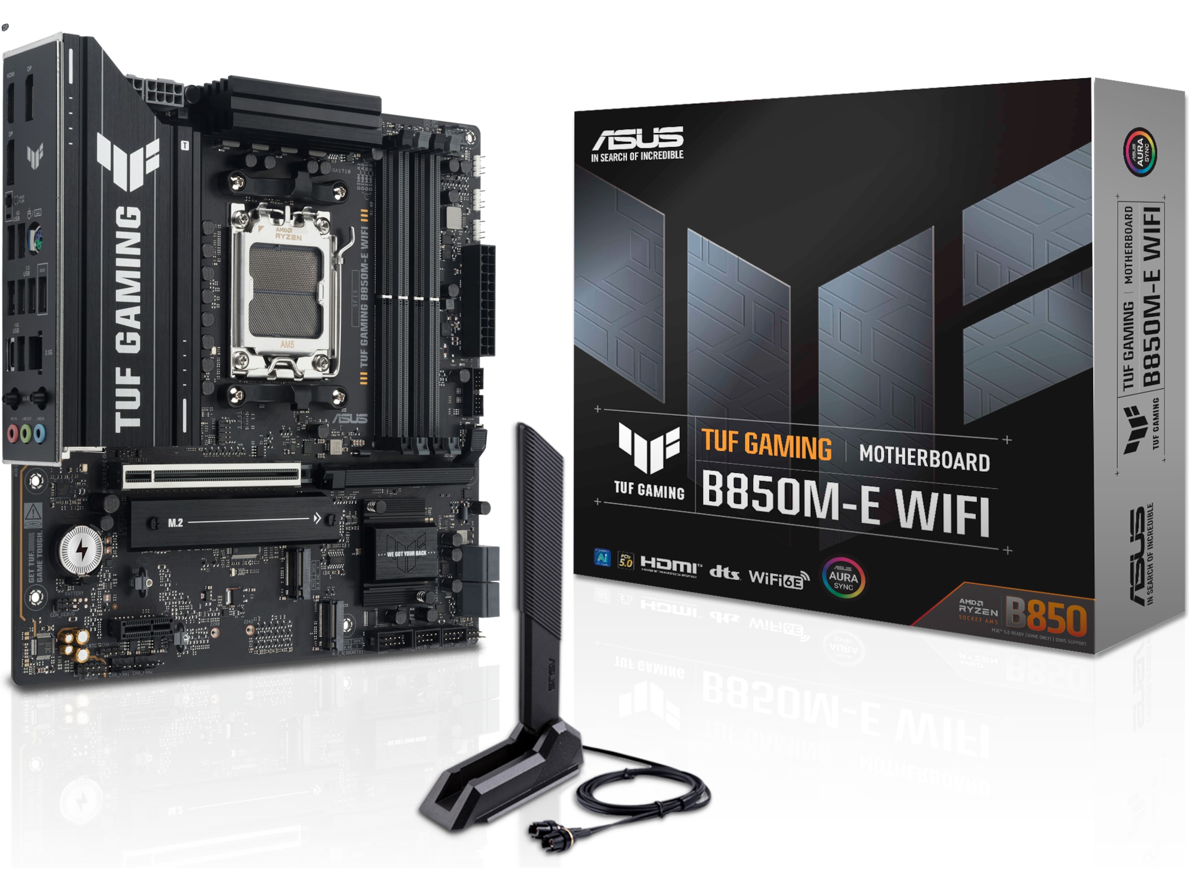 Asus TUF Gaming B850M-E WIFI Bundkort AMD Socket