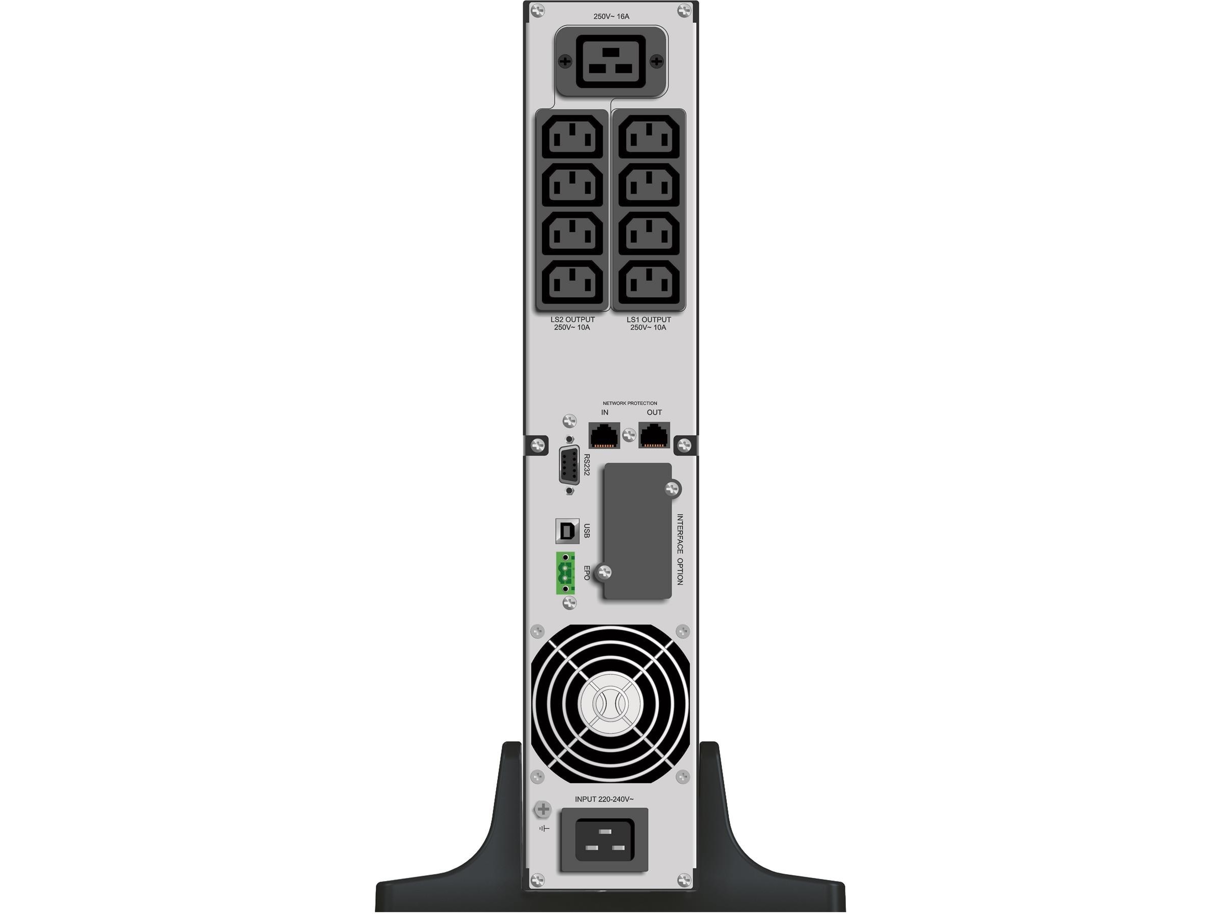 BlueWalker PW UPS VI 3000 RT HID UPS og UPS-batteri