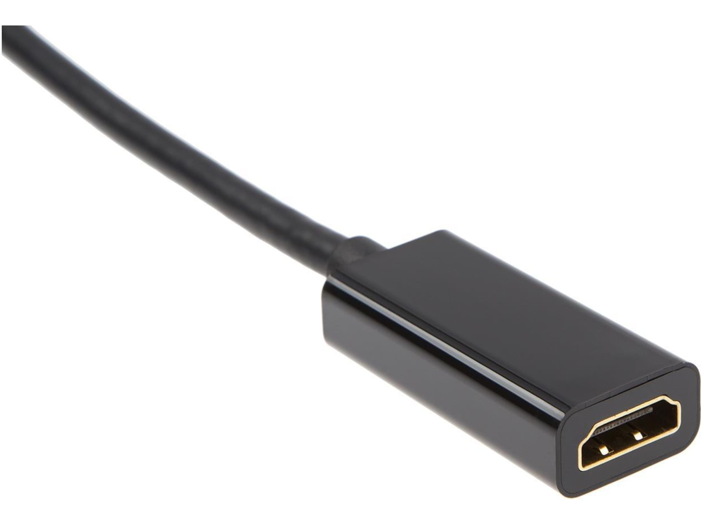 Displayport til HDMIdapter 5cm (sort) Kabeladaptere og overgange