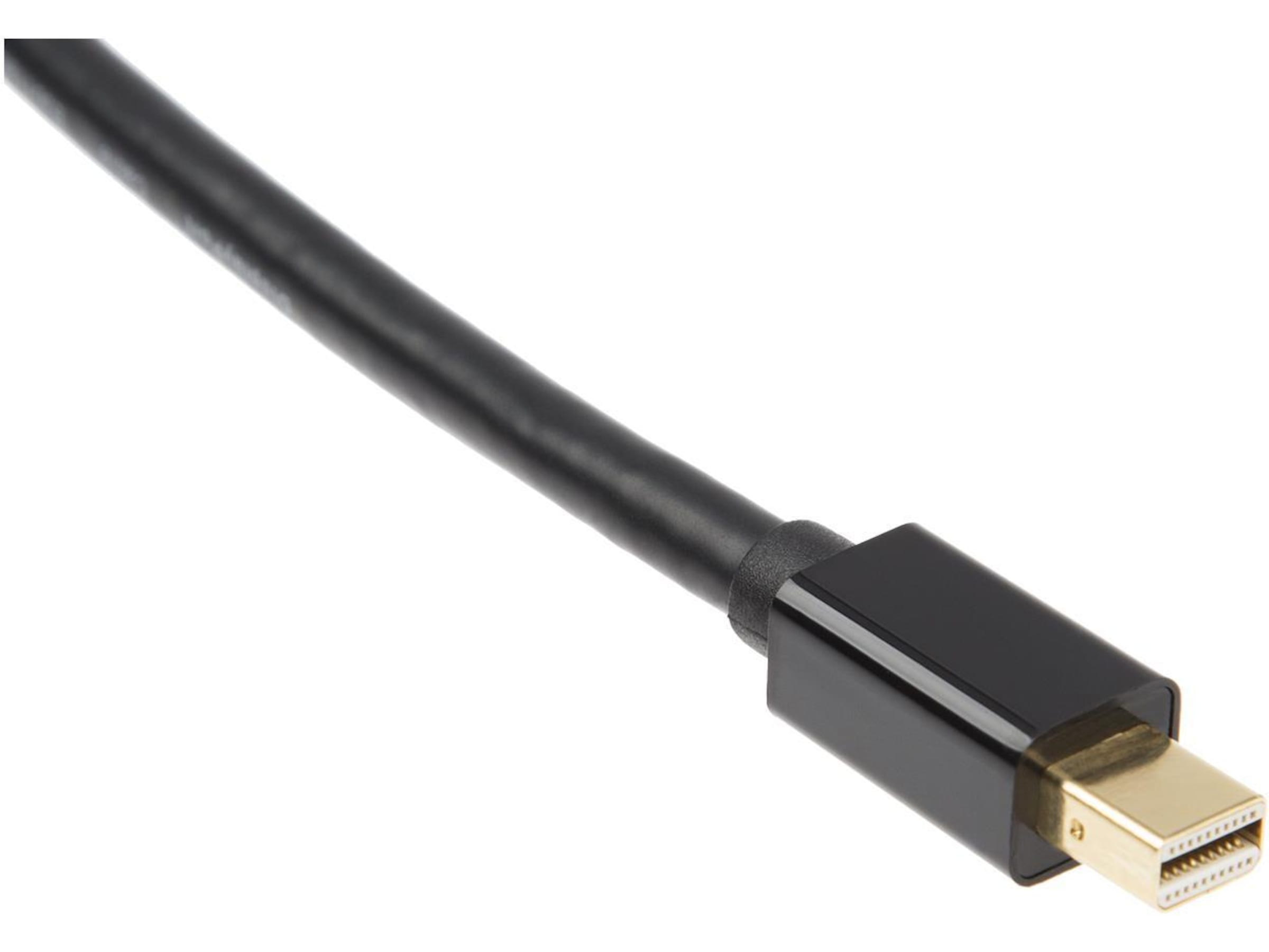 MiniDP til HDMI Adapter 5cm (sort) Kabeladaptere og overgange