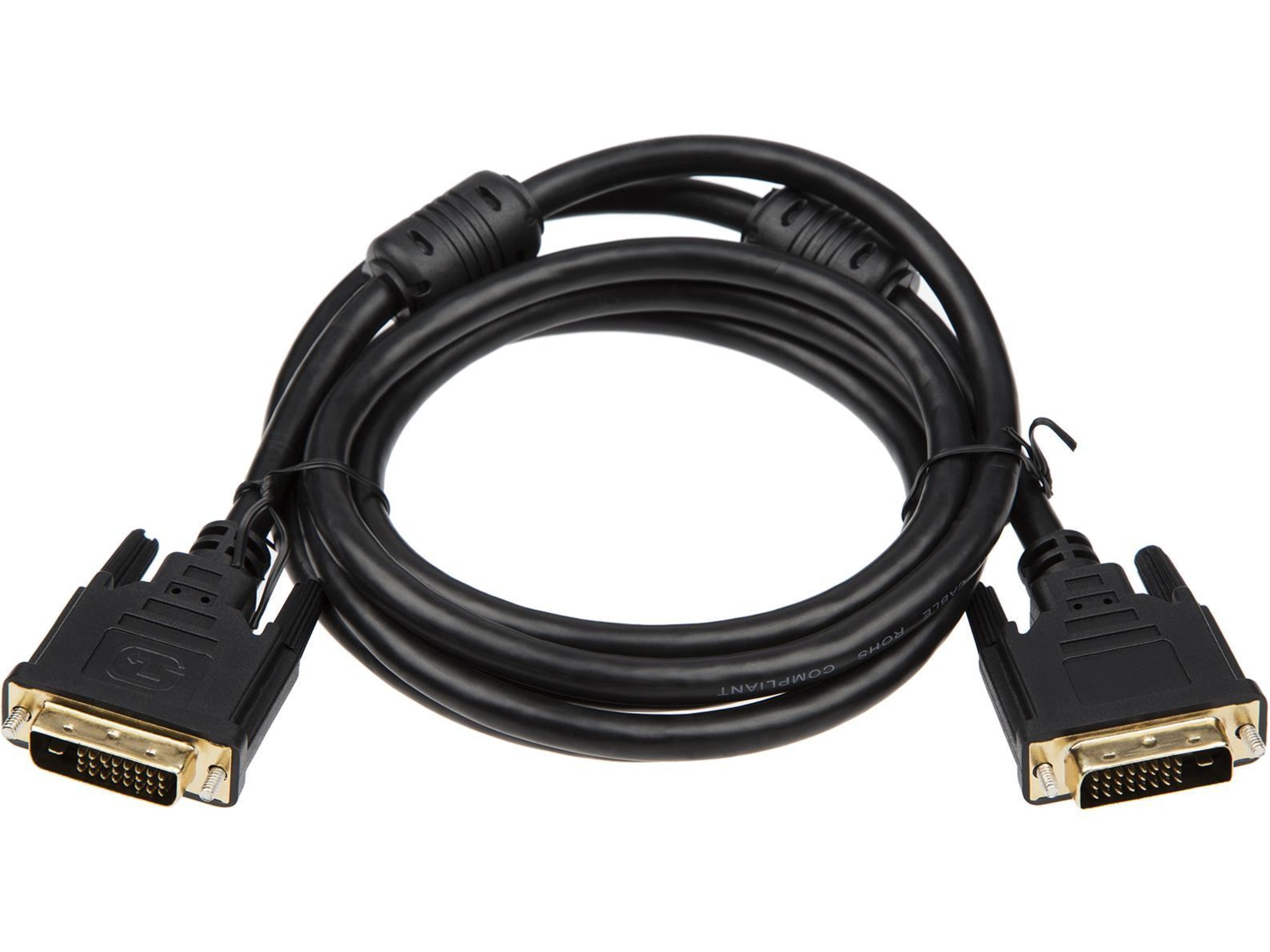 DVI-D kabel 2m (sort) Monitor