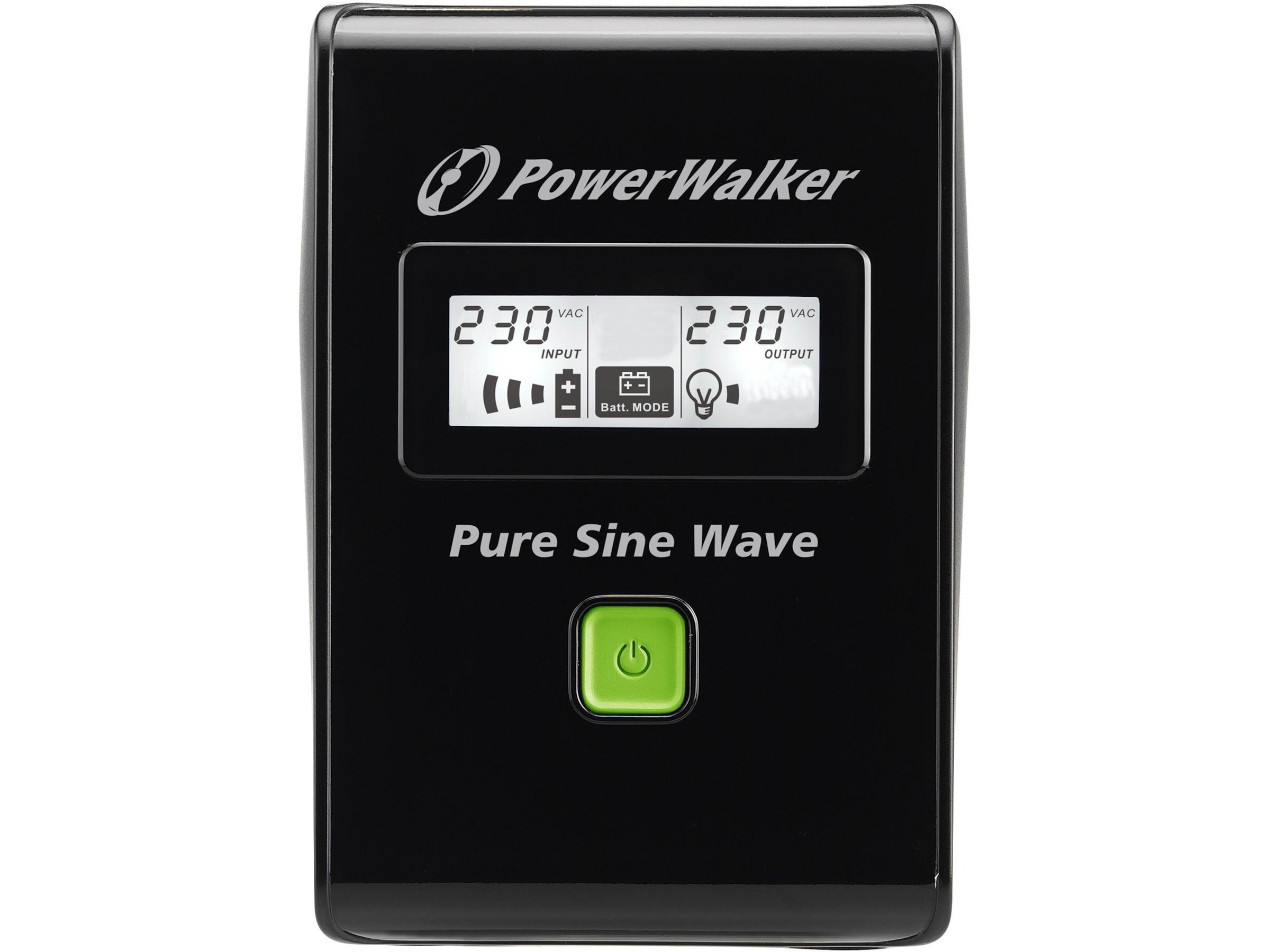 BlueWalker PW UPS VI 600 SW Schuko UPS og UPS-batteri