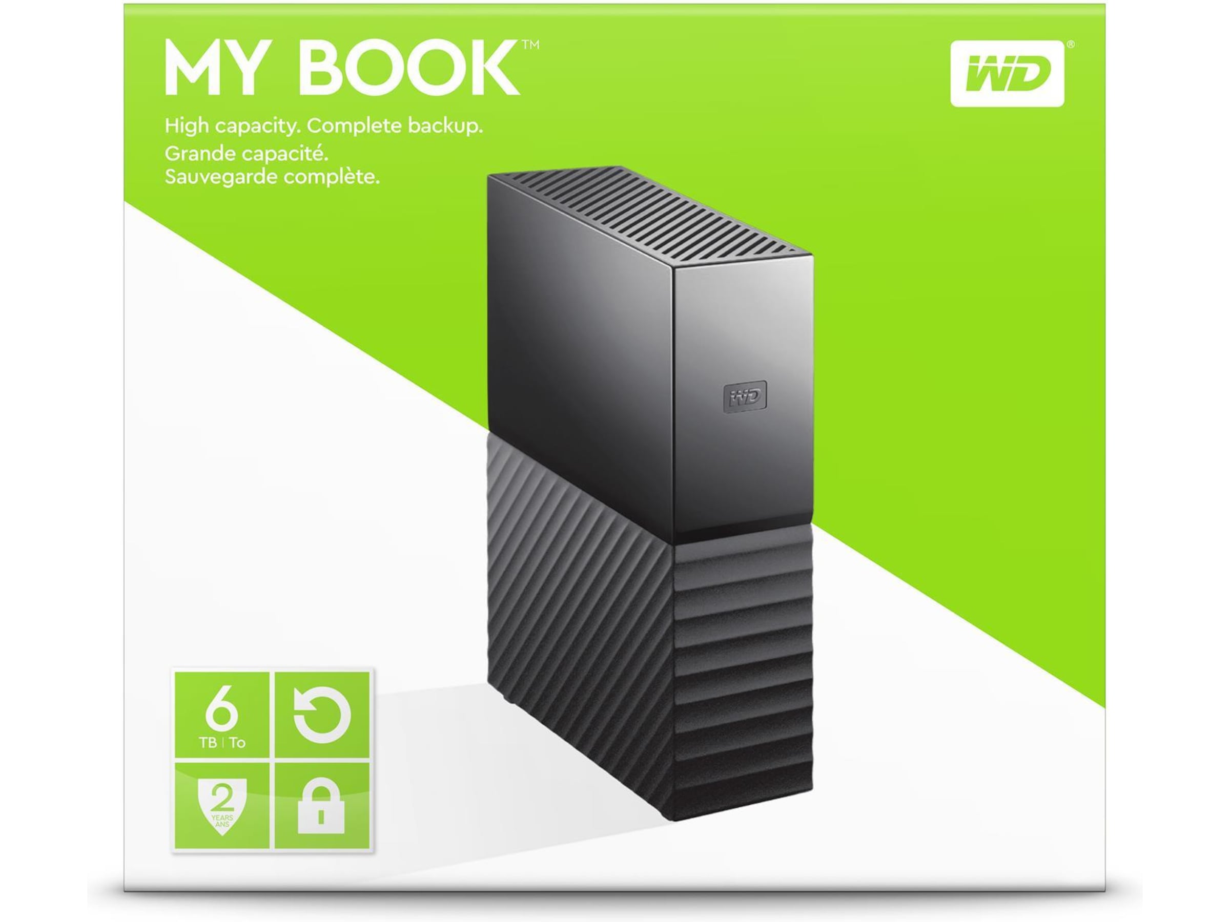 WD My BOOK Ekstern HDD 6TB Harddisk Ekstern