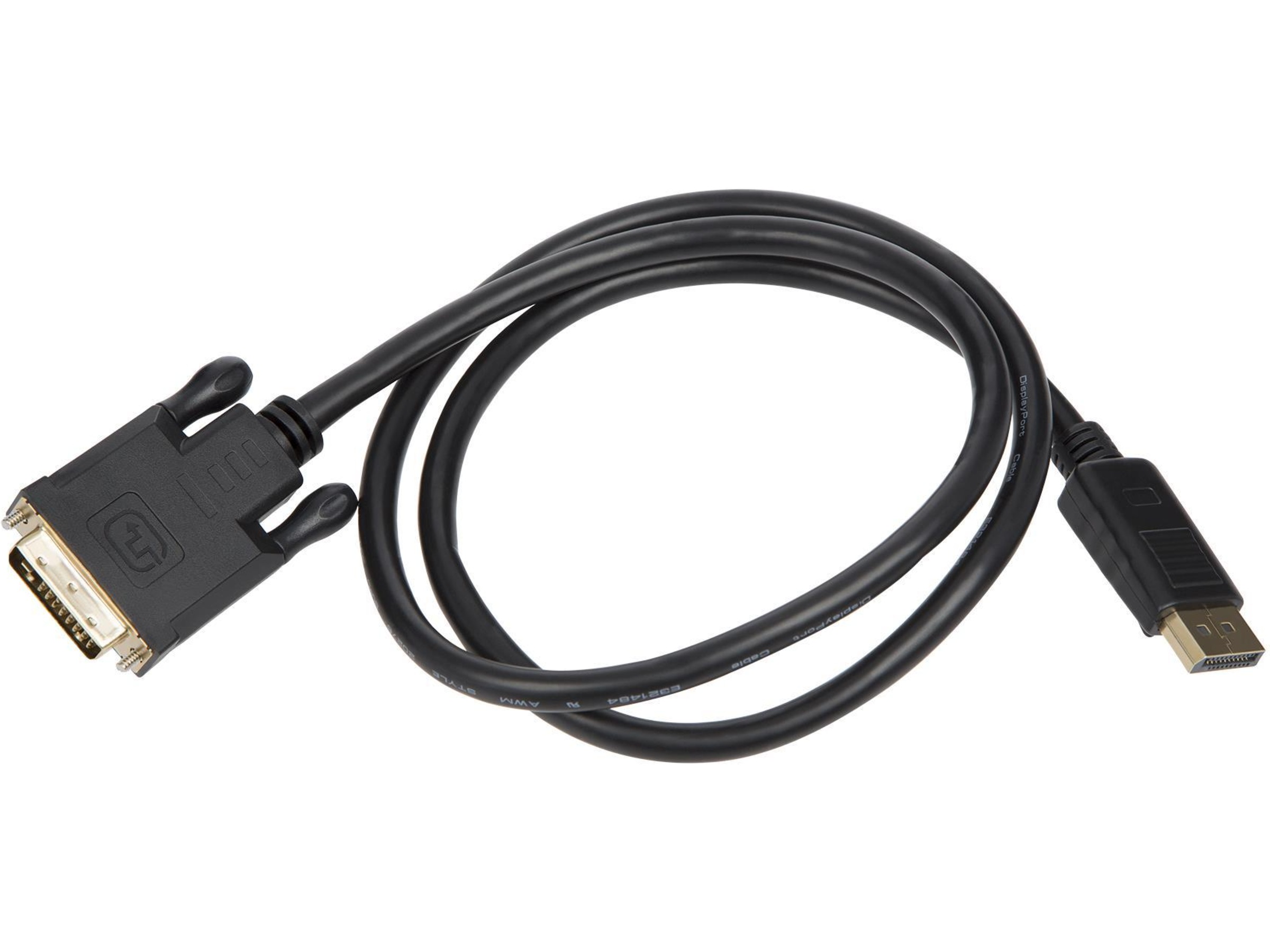 Displayport til DVI-D kabel 1m (sort) Monitor