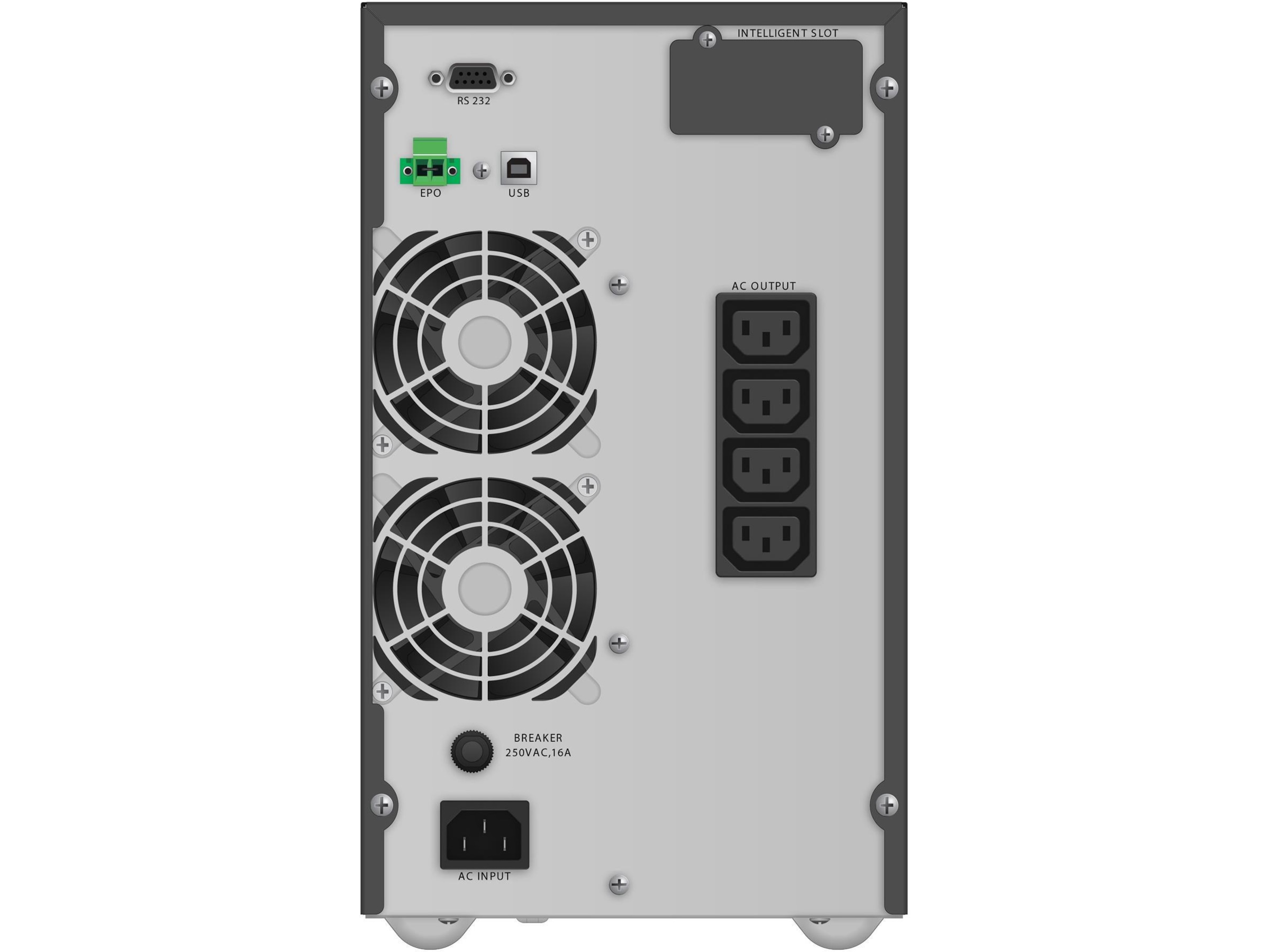 BlueWalker PowerWalker UPS VFI 2000 TG UPS og UPS-batteri