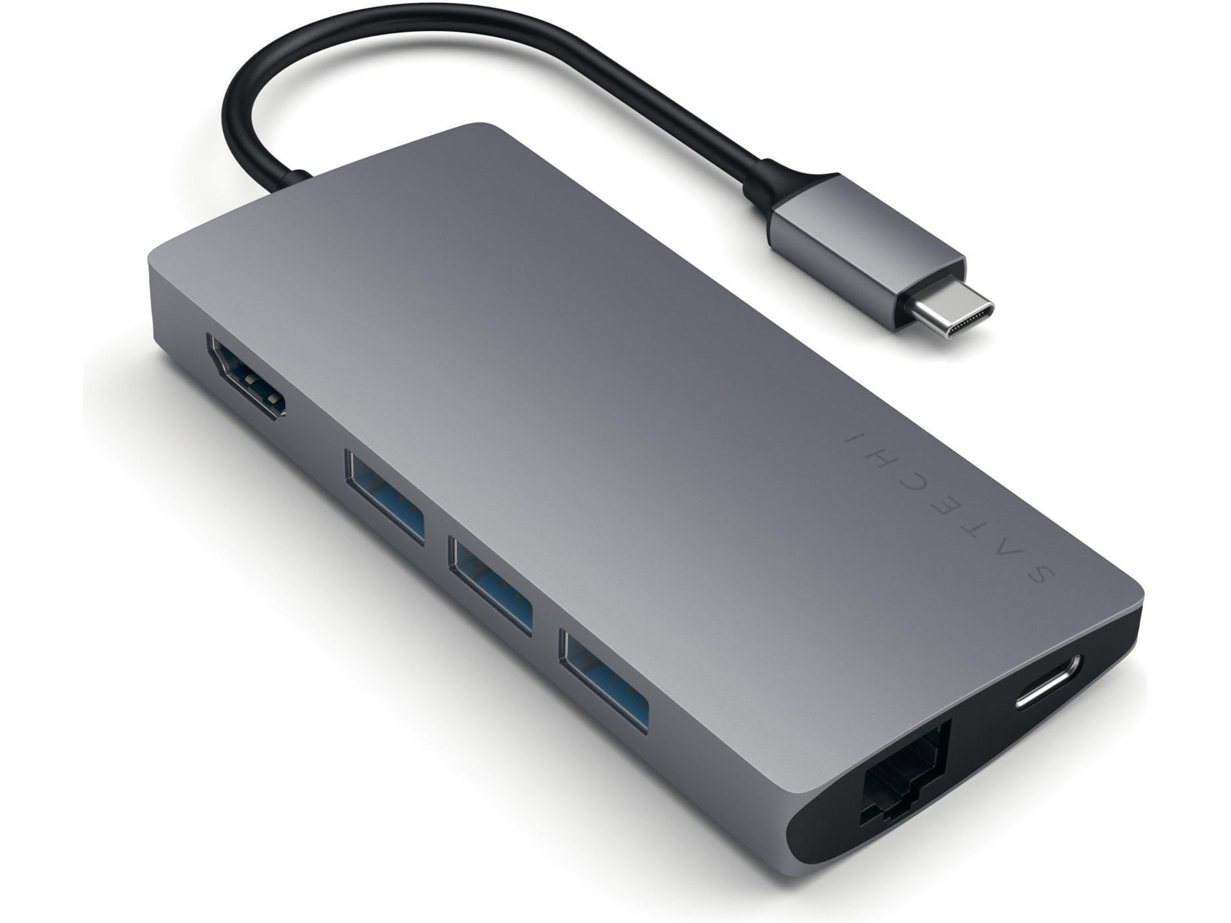 Satechi MultiPort 4K Docking V2 (space grey) Dockingstation og USB-hub