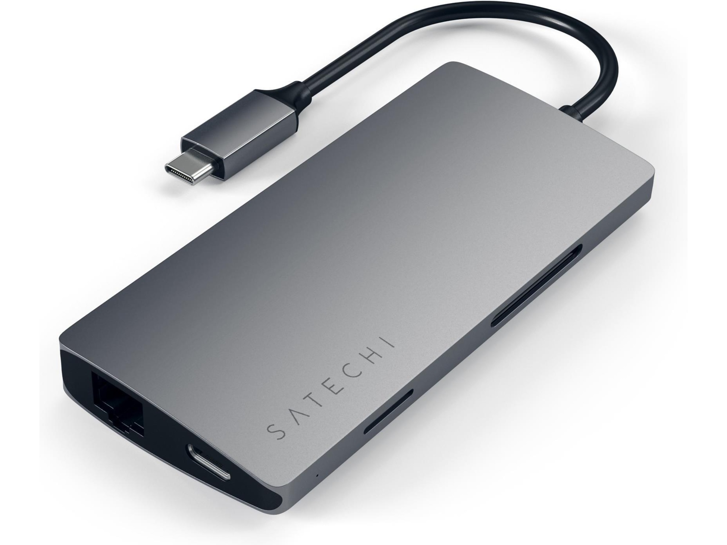 Satechi MultiPort 4K Docking V2 (space grey) Dockingstation og USB-hub