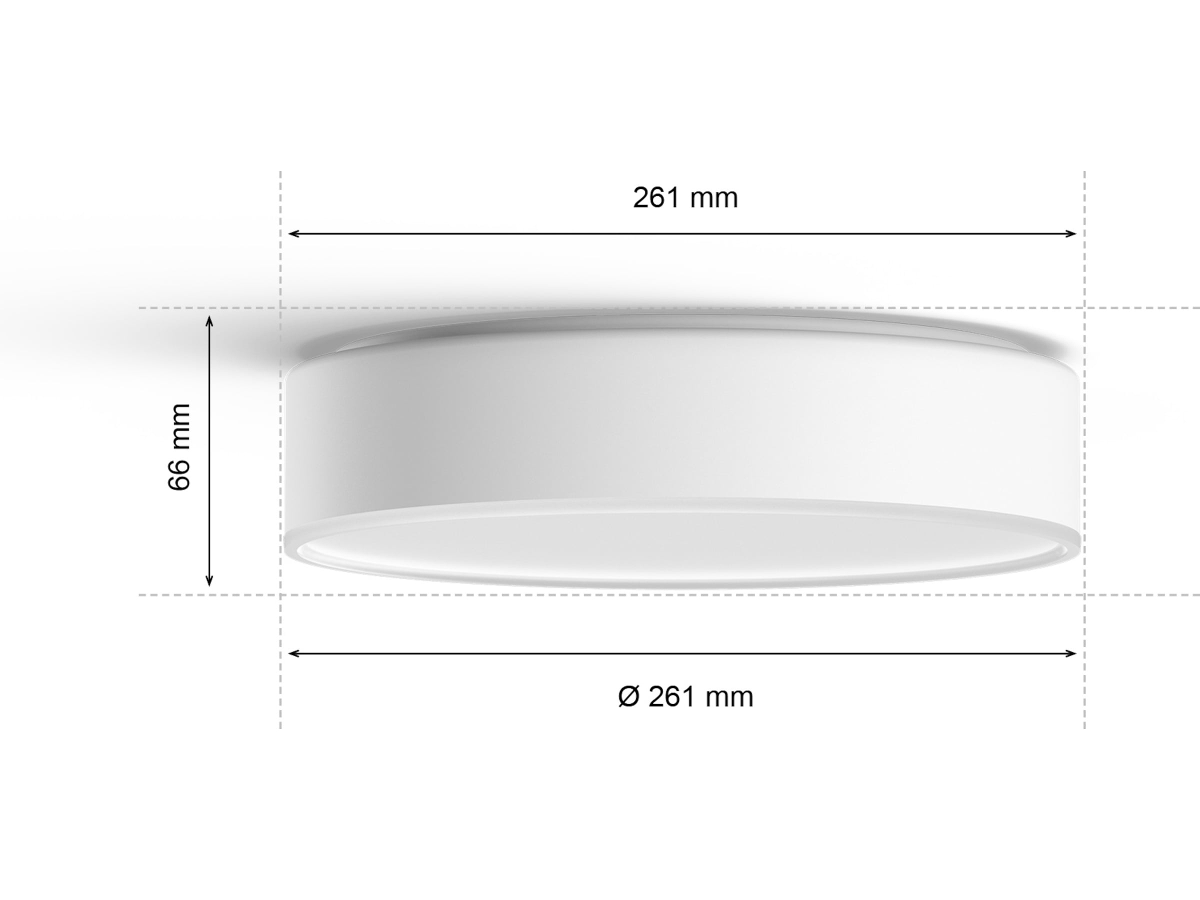 Philips Hue Enrave lille loftslampe (hvid) Loftlampe