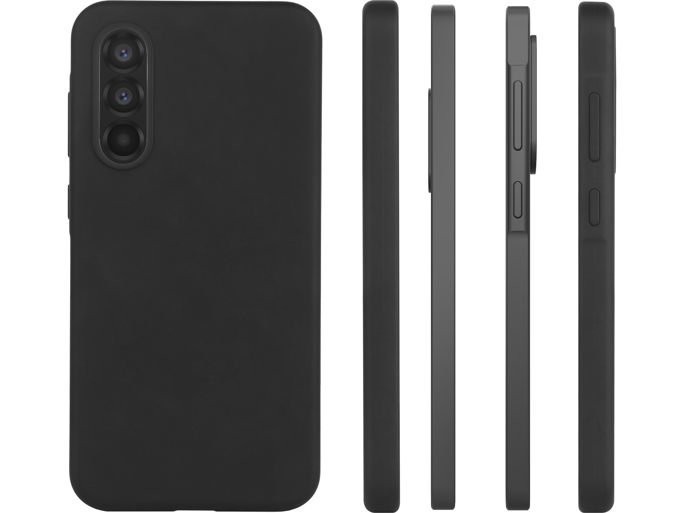 iiglo Galaxy A56 Silikone cover (sort) Mobilcover