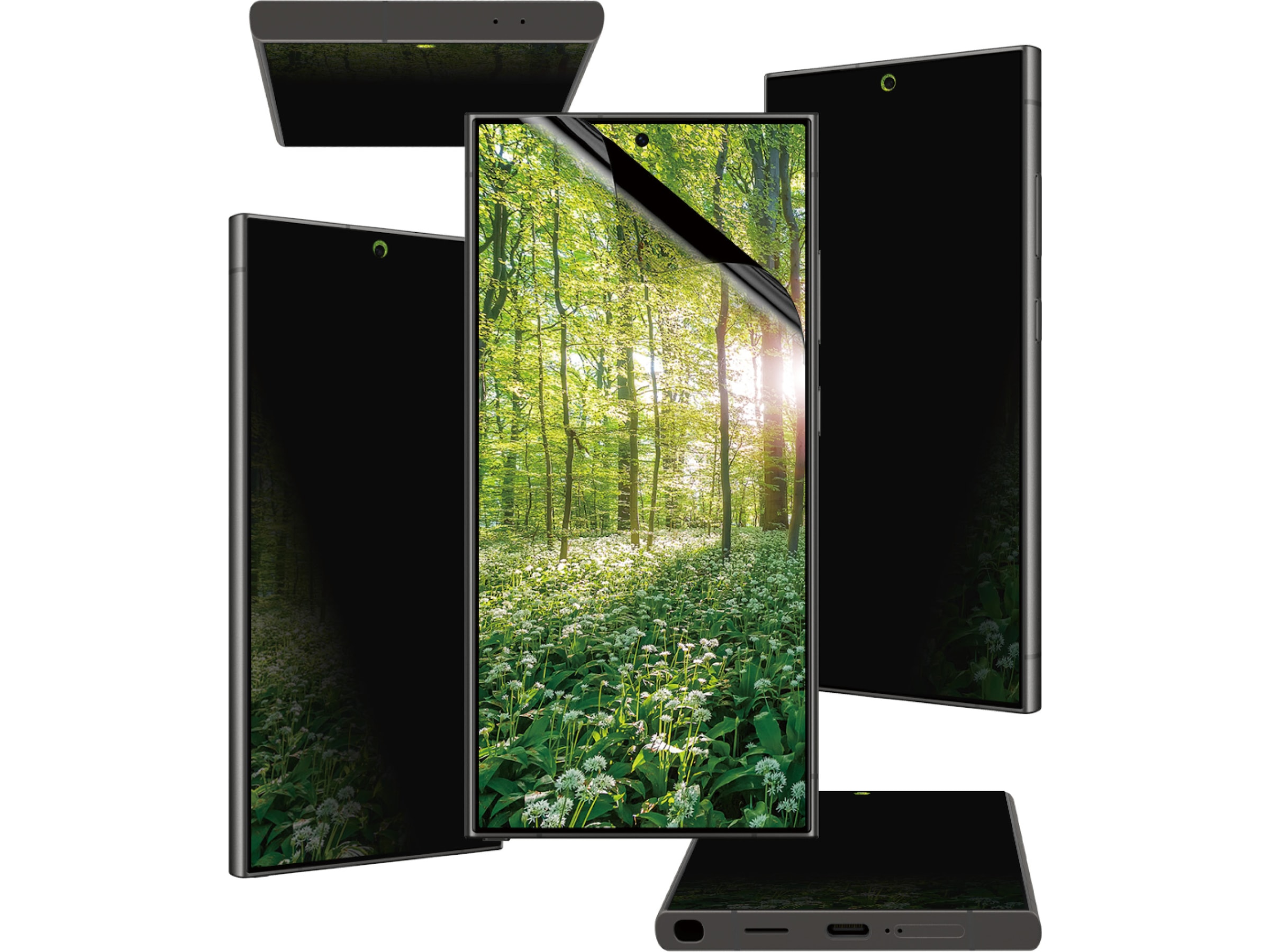 PanzerGlass Galaxy S25 Ultra ECO MATRIX 4-way Privacy Skærmbeskytter Skærmbeskyttelse mobiltelefon