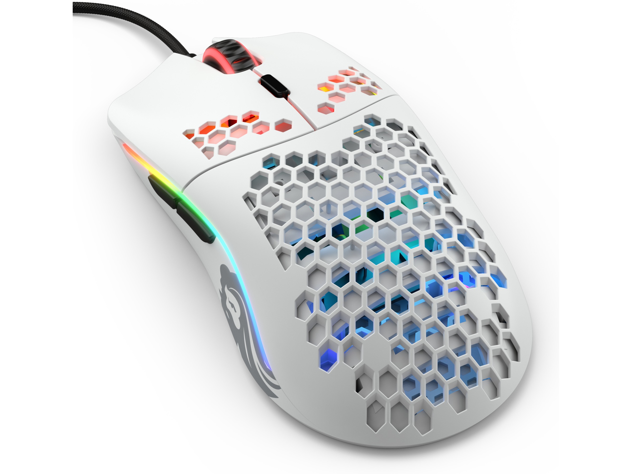 Glorious Model O Gamingmus (mat hvid) Gamingmus