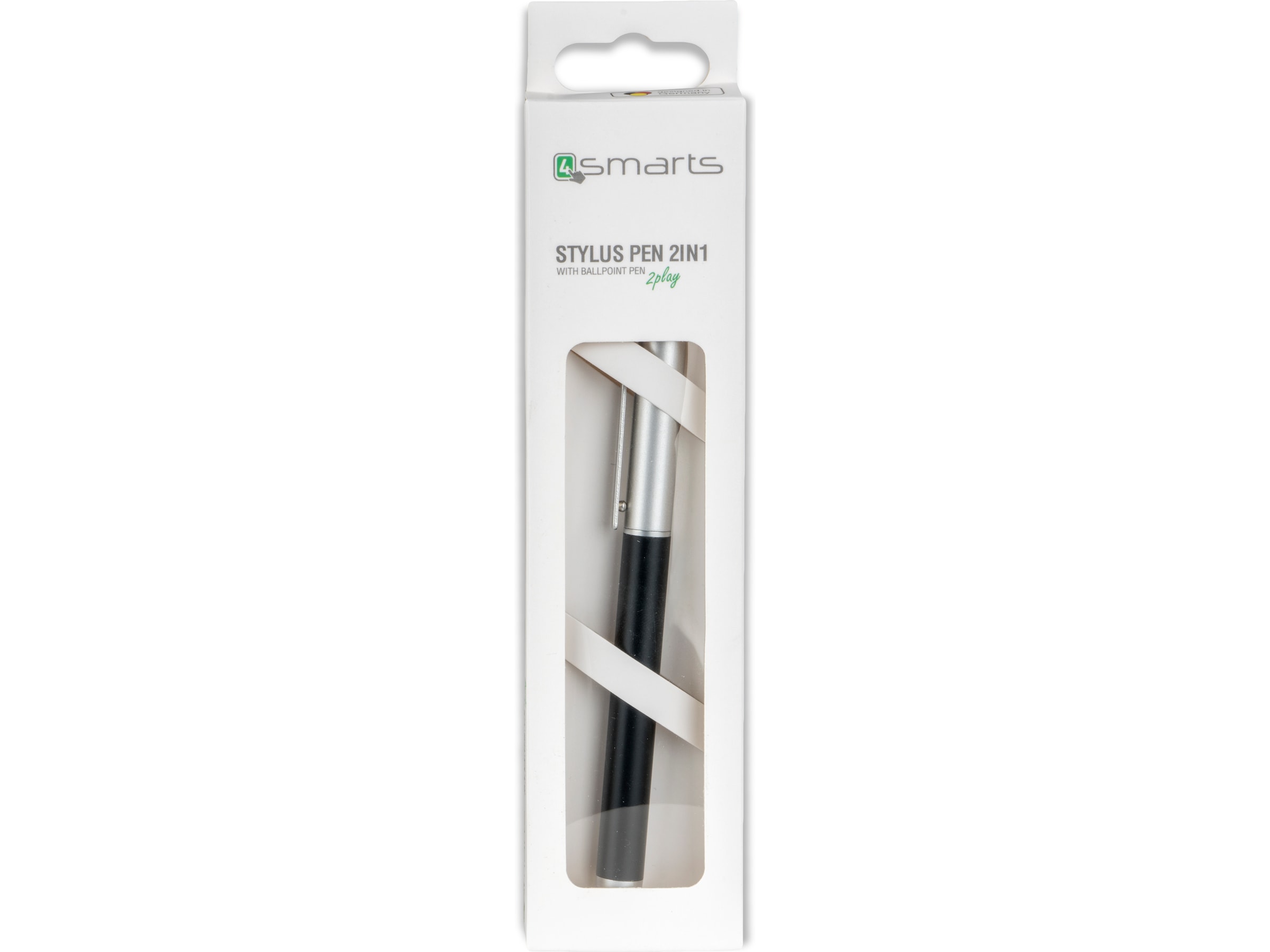 4Smarts Stylus Pen 2in1, Sort Tastatur og stylus