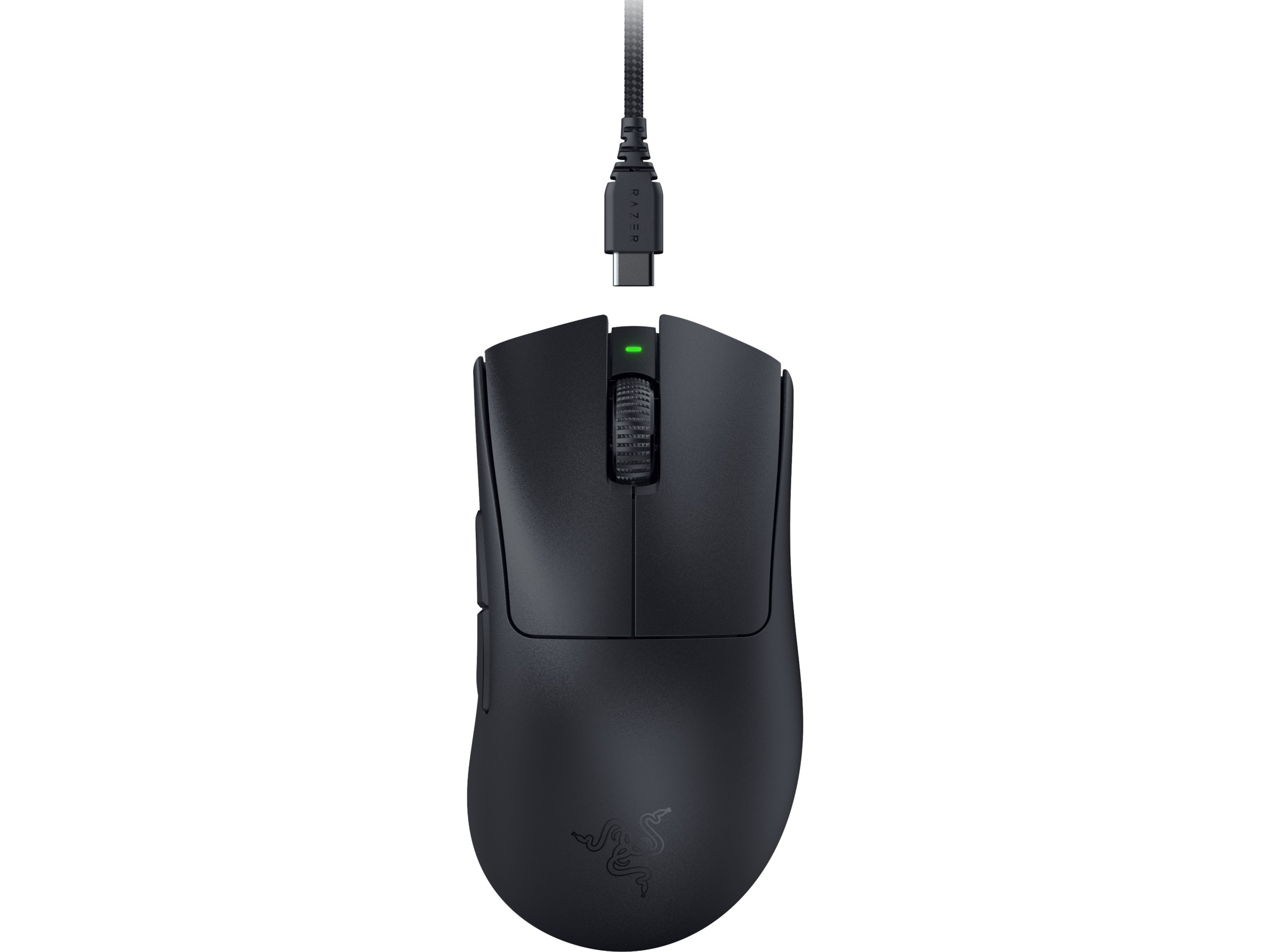 Razer DeathAdder V3 Pro + HyperPolling Wireless Dongle (sort) Gamingmus