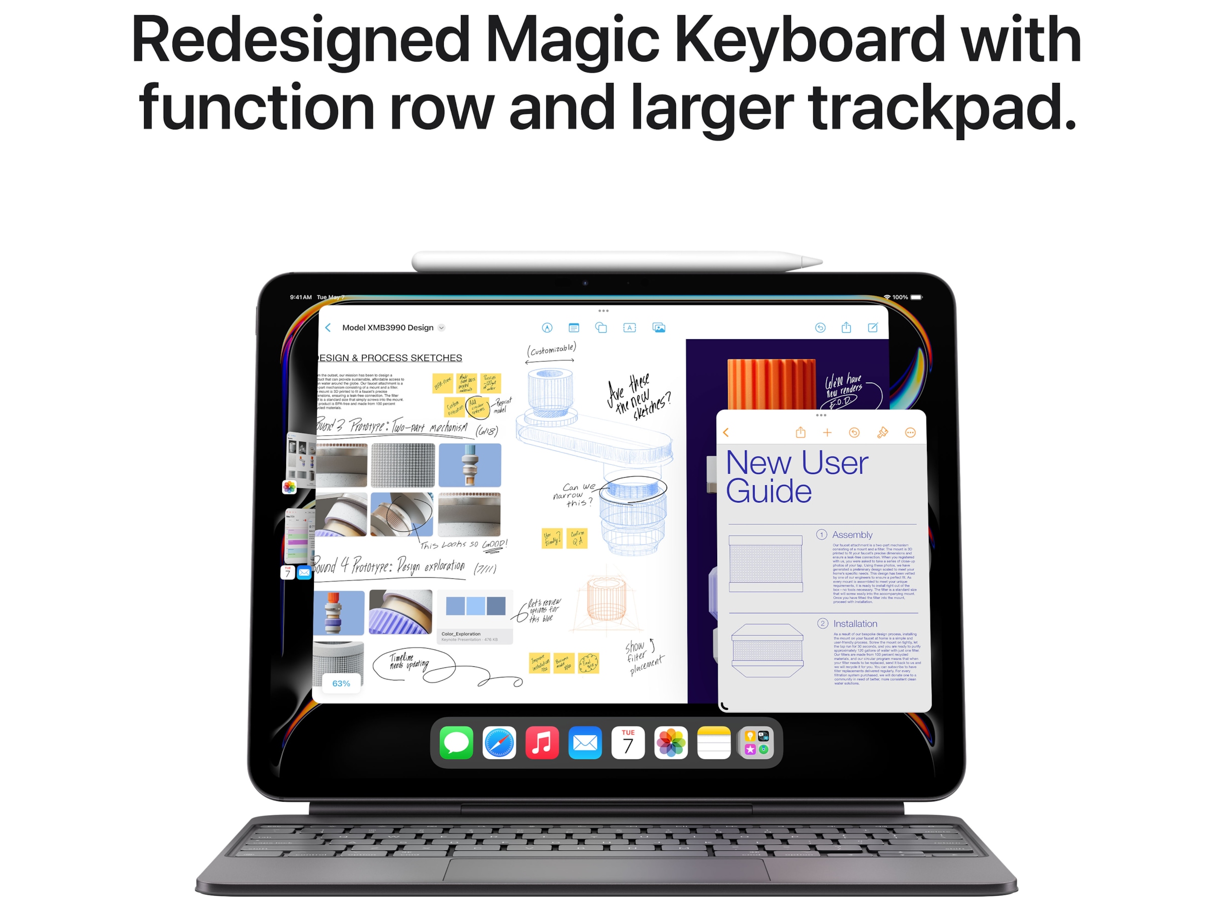 iPad Pro 13" (2024) 2TB 5G (sølv) Tablets