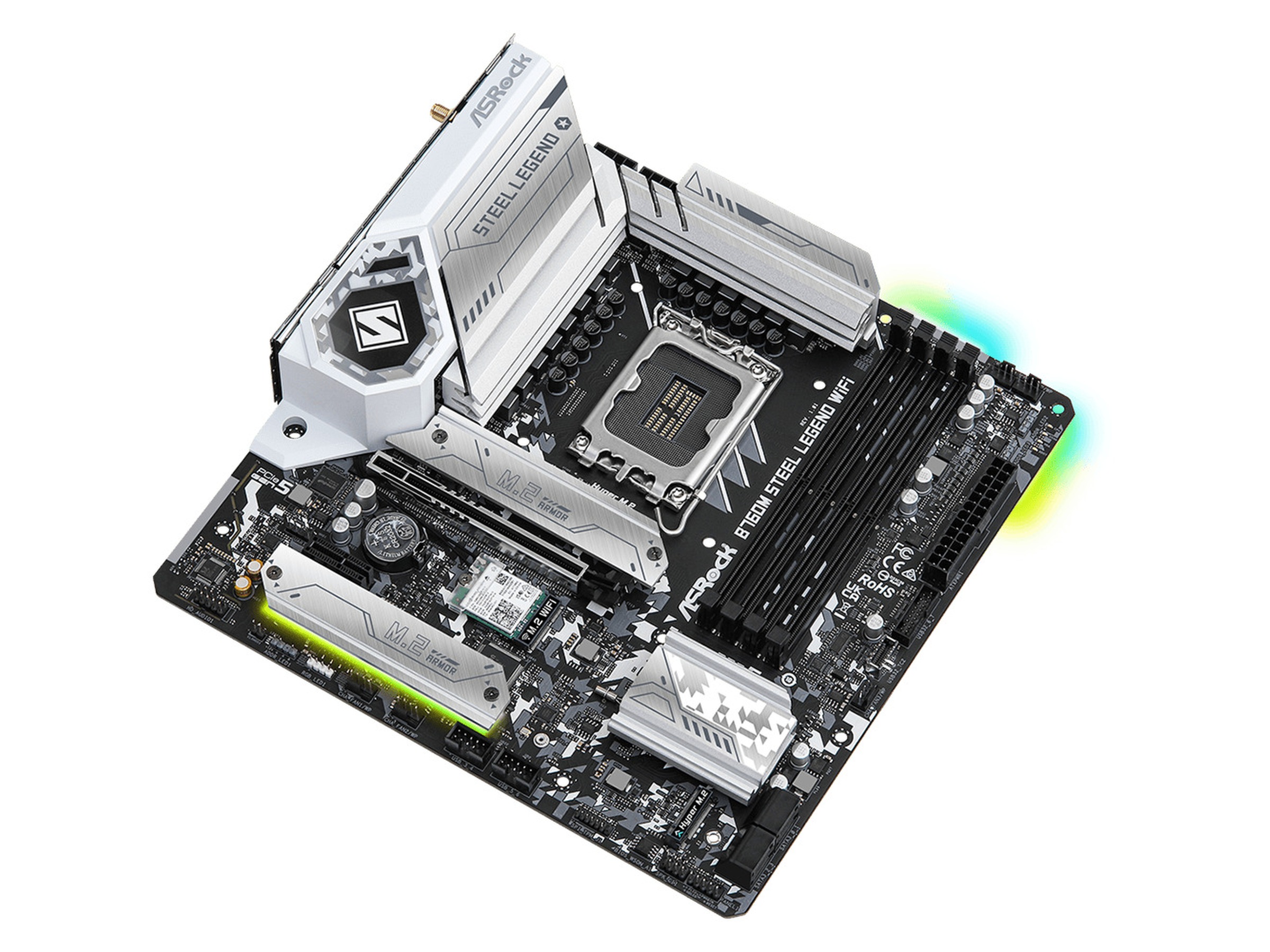 ASRock B760M Steel Legend WIFI Bundkort Intel Socket