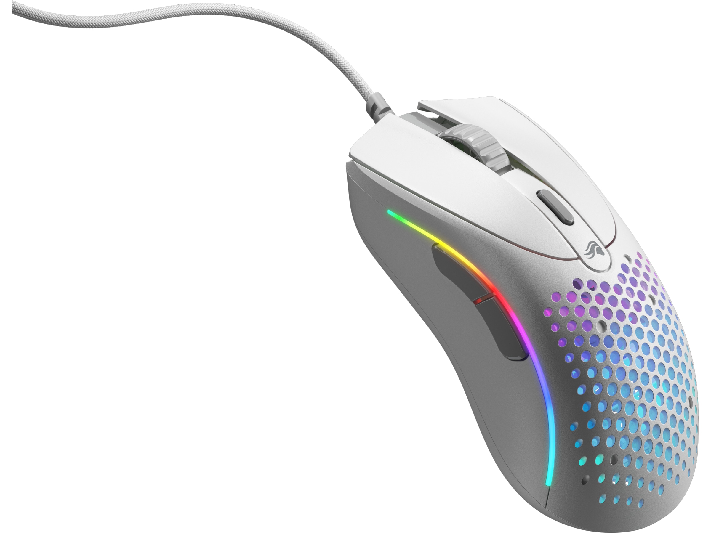 Glorious Model D 2 Gamingmus (hvidt) Gamingmus