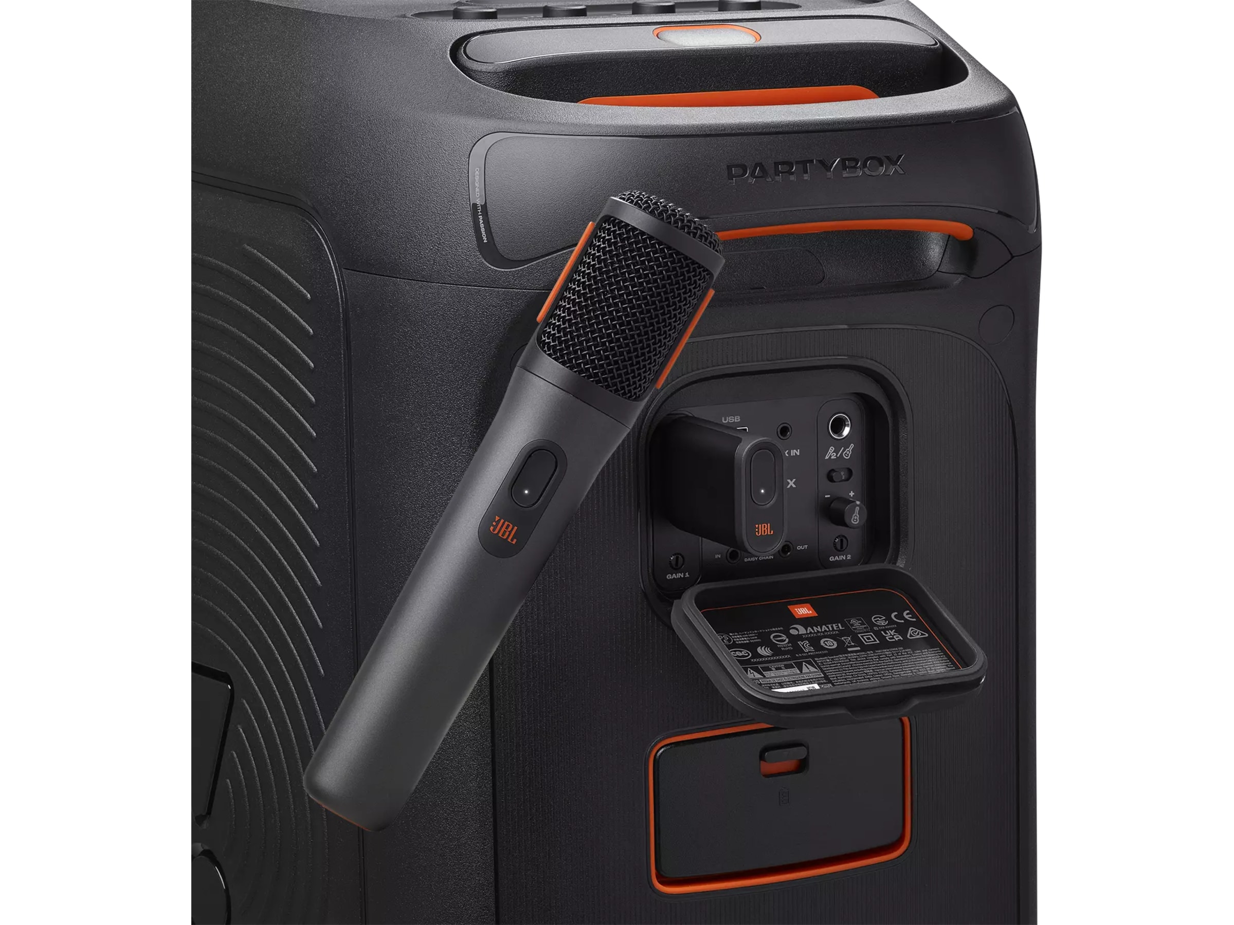 JBL PartyBox 2x Trådløs Mikrofon Trådløs / Bluetooth højttaler