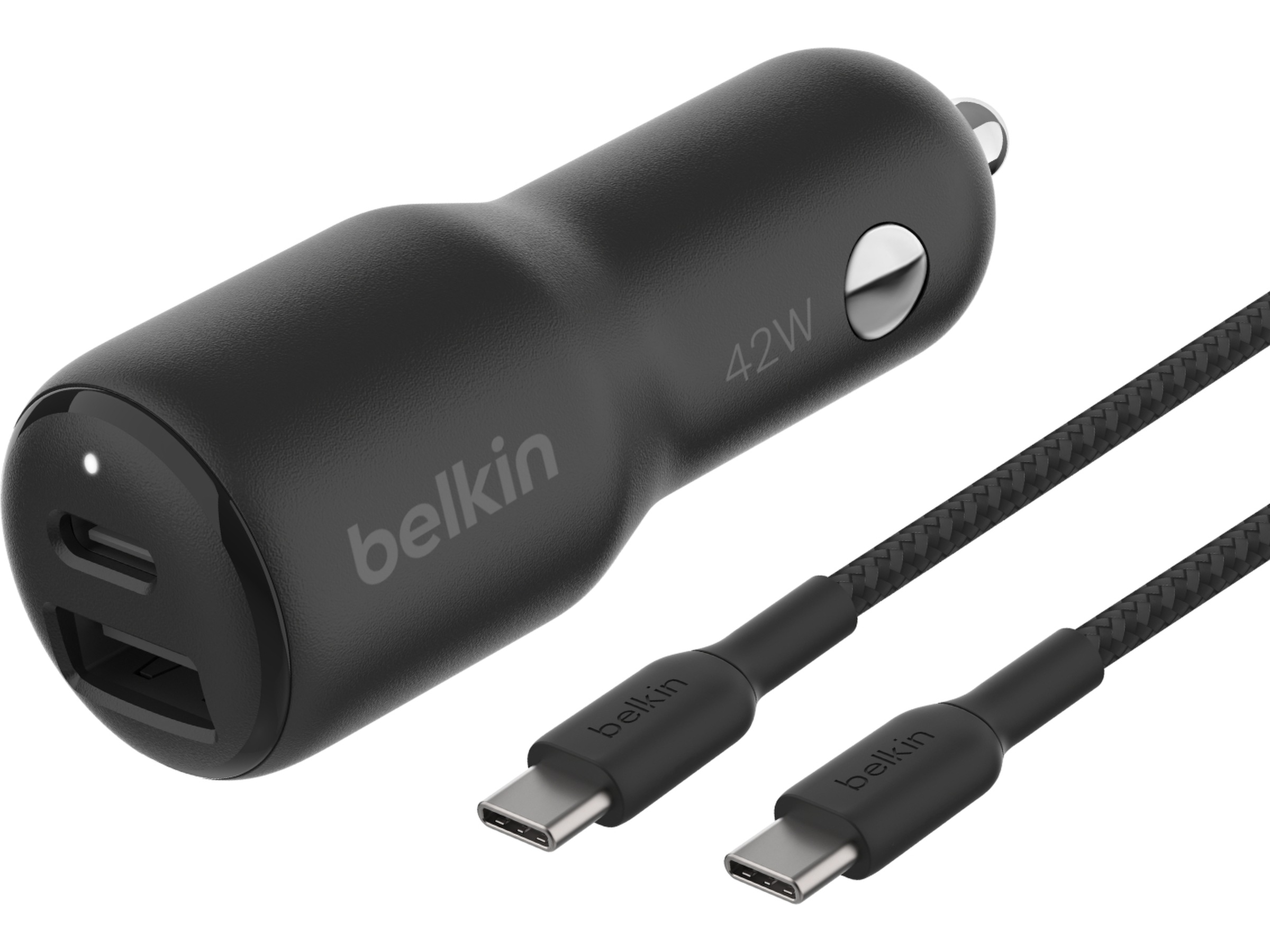 Belkin BoostCharge  Dual USB-biloplader 42W Mobilopladere