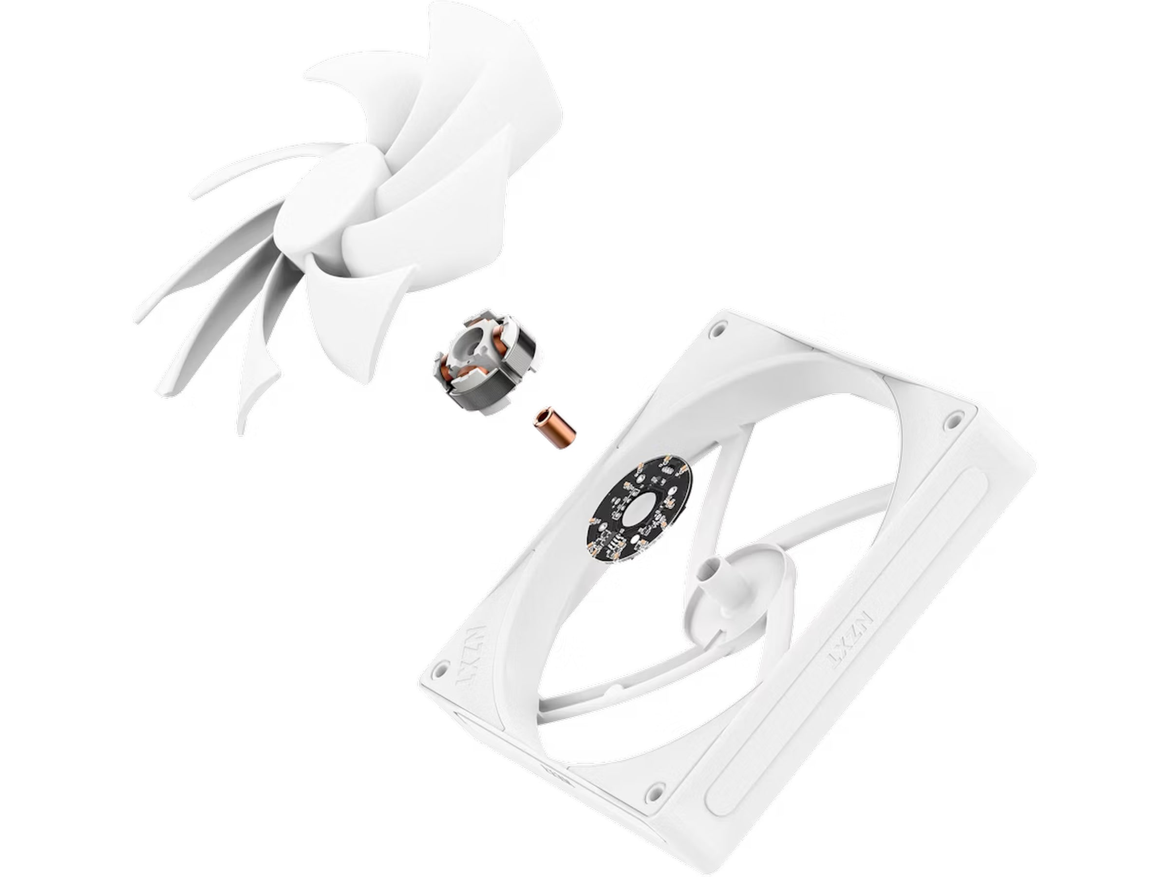 NZXT F140Q Quiet Airflow Ventilator (hvidt) Blæsere