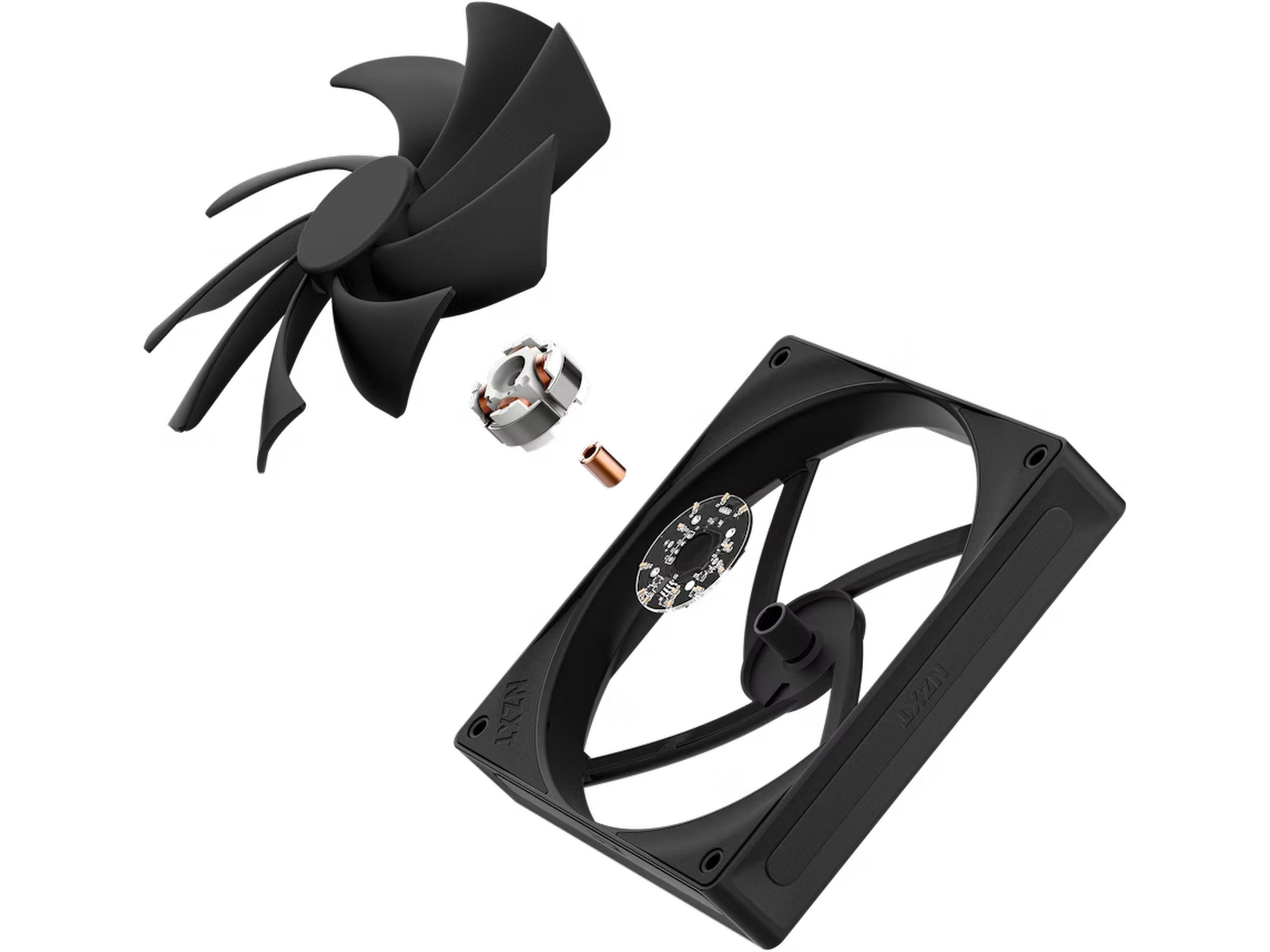 NZXT F140Q Quiet Airflow Ventilator (sort) Blæsere