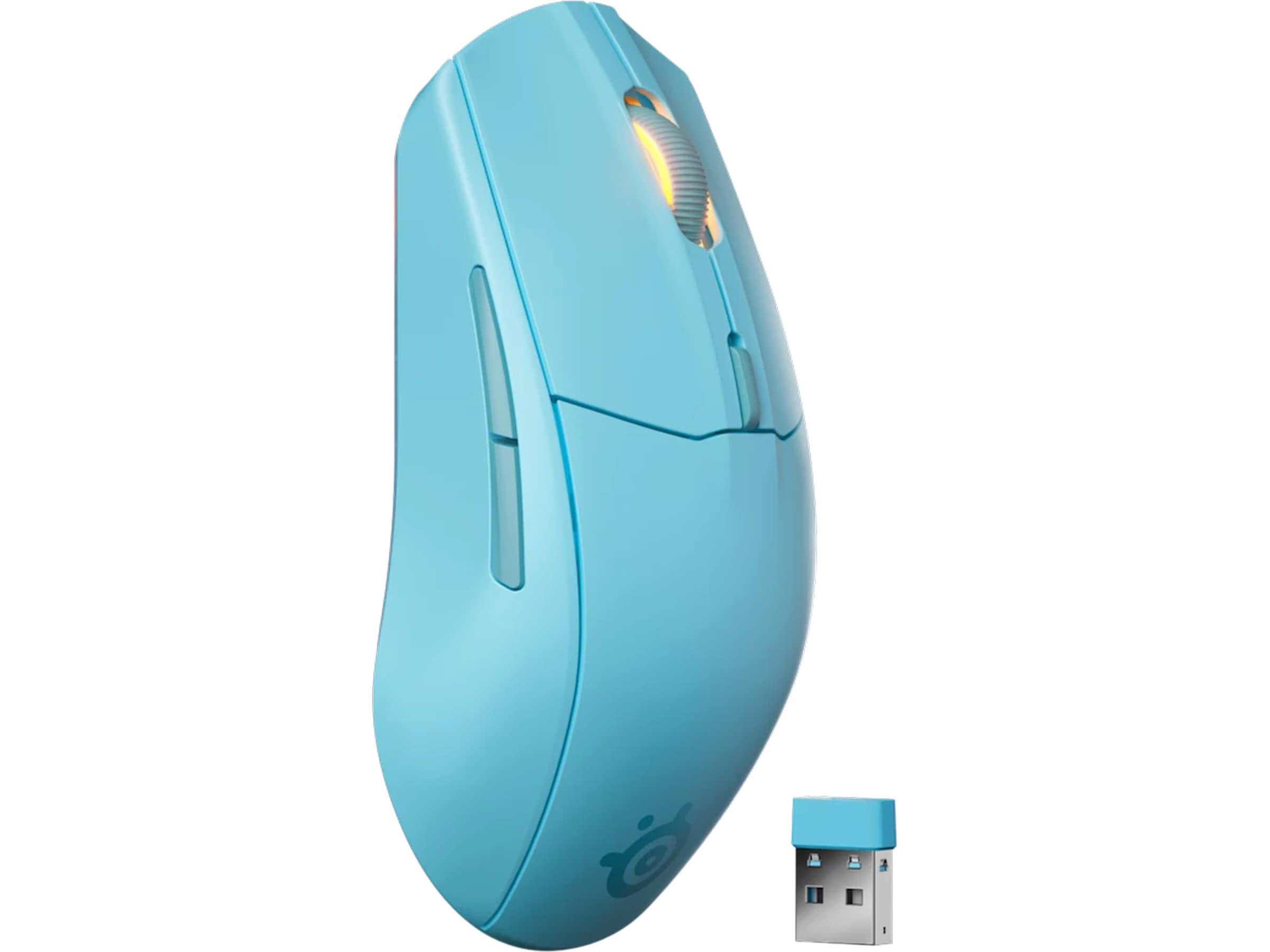 SteelSeries Rival 3 Gen 2 trådløs gamingmus (aqua) Gamingmus