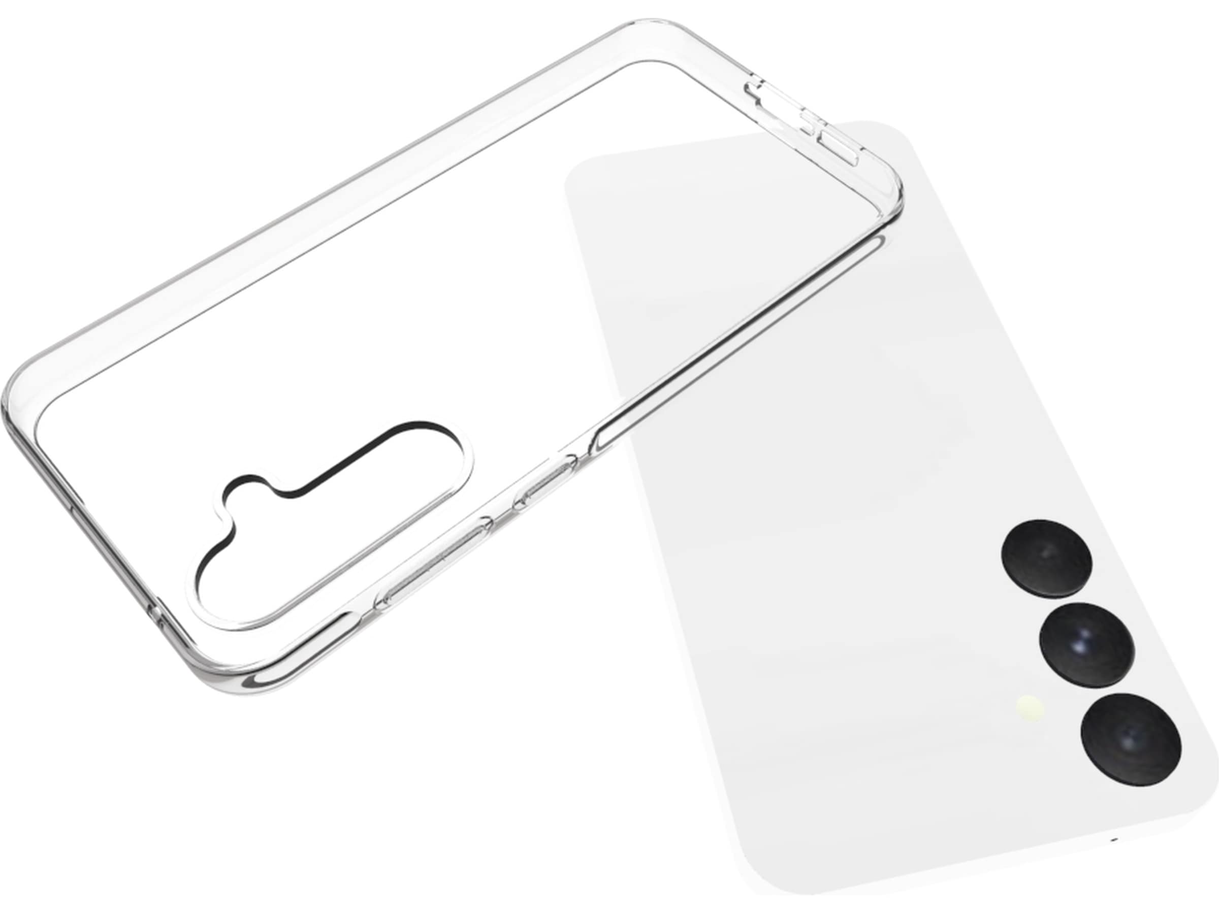 iiglo Samsung Galaxy A55 Silikonecover (transparent) Mobilcover