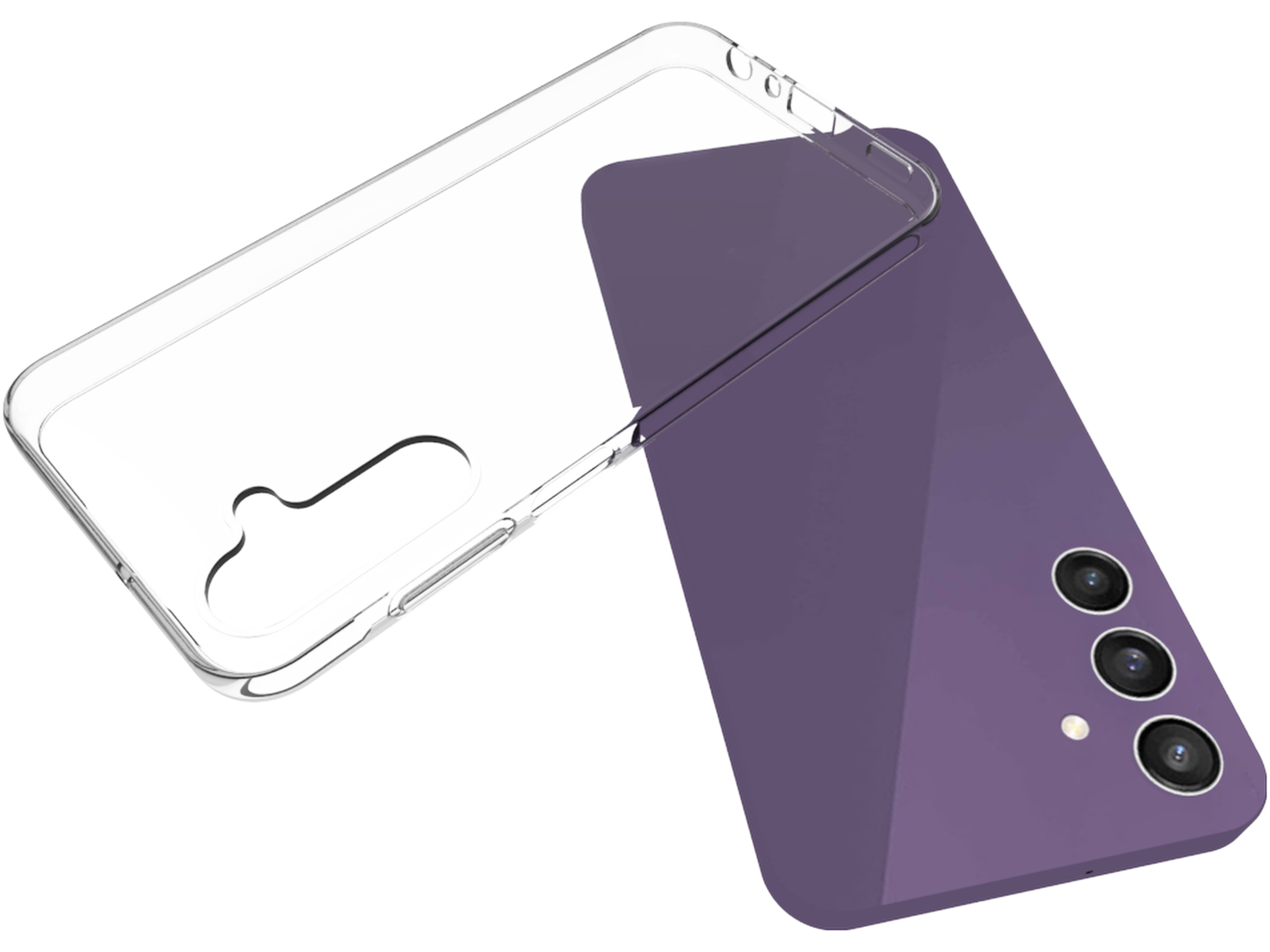 iiglo Samsung Galaxy A25 Silikonecover (transparent) Mobilcover