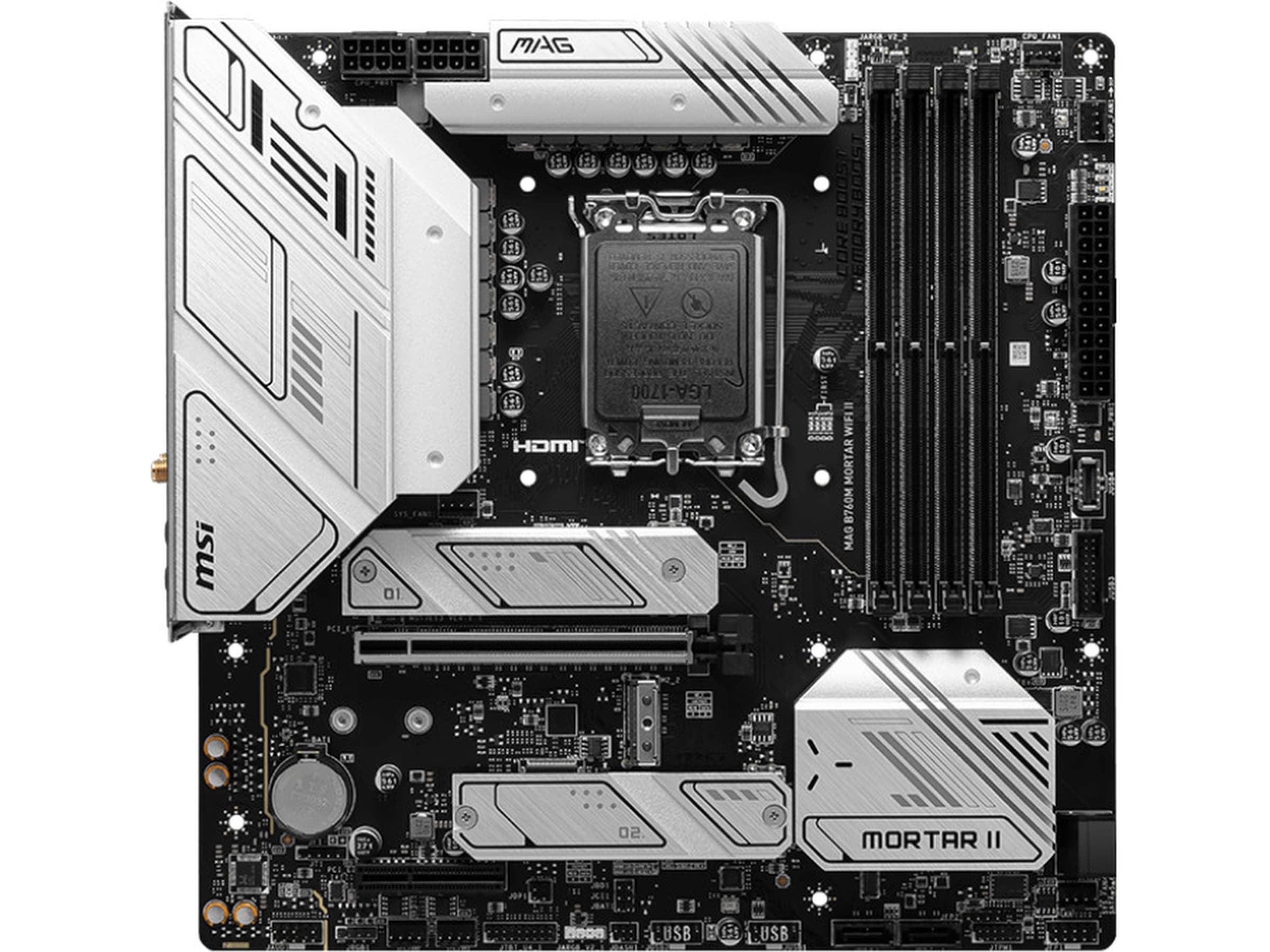 MAG B760M MORTAR WIFI II Bundkort Intel Socket
