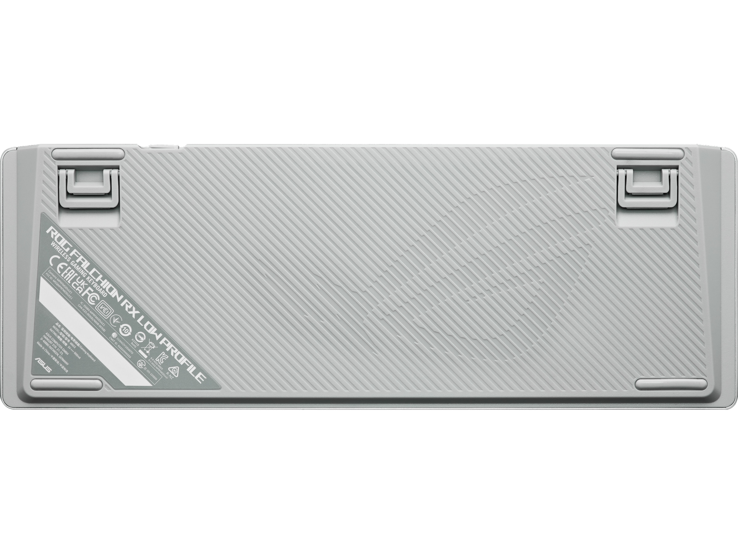 ASUS ROG Falchion RX Low Profile Optical trådløst gamingtastatur (hvid) Gamingkeyboard