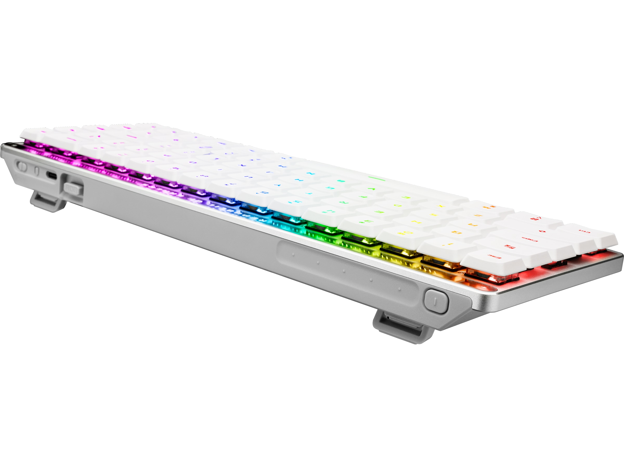 ASUS ROG Falchion RX Low Profile Optical trådløst gamingtastatur (hvid) Gamingkeyboard