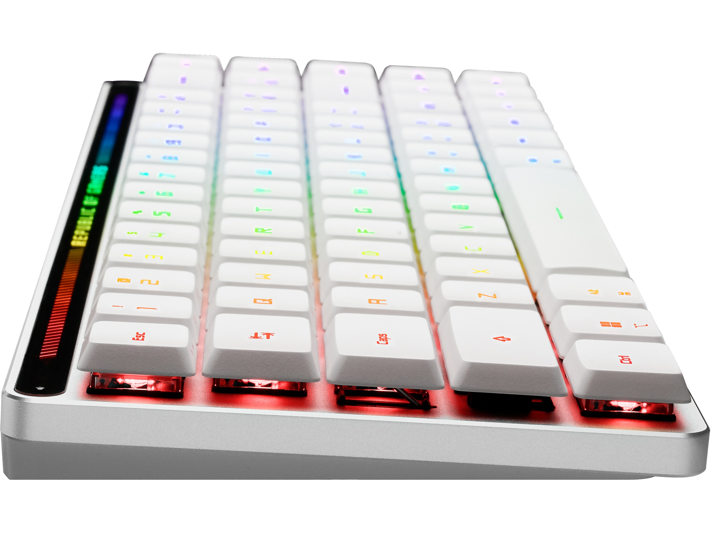 ASUS ROG Falchion RX Low Profile Optical trådløst gamingtastatur (hvid) Gamingkeyboard