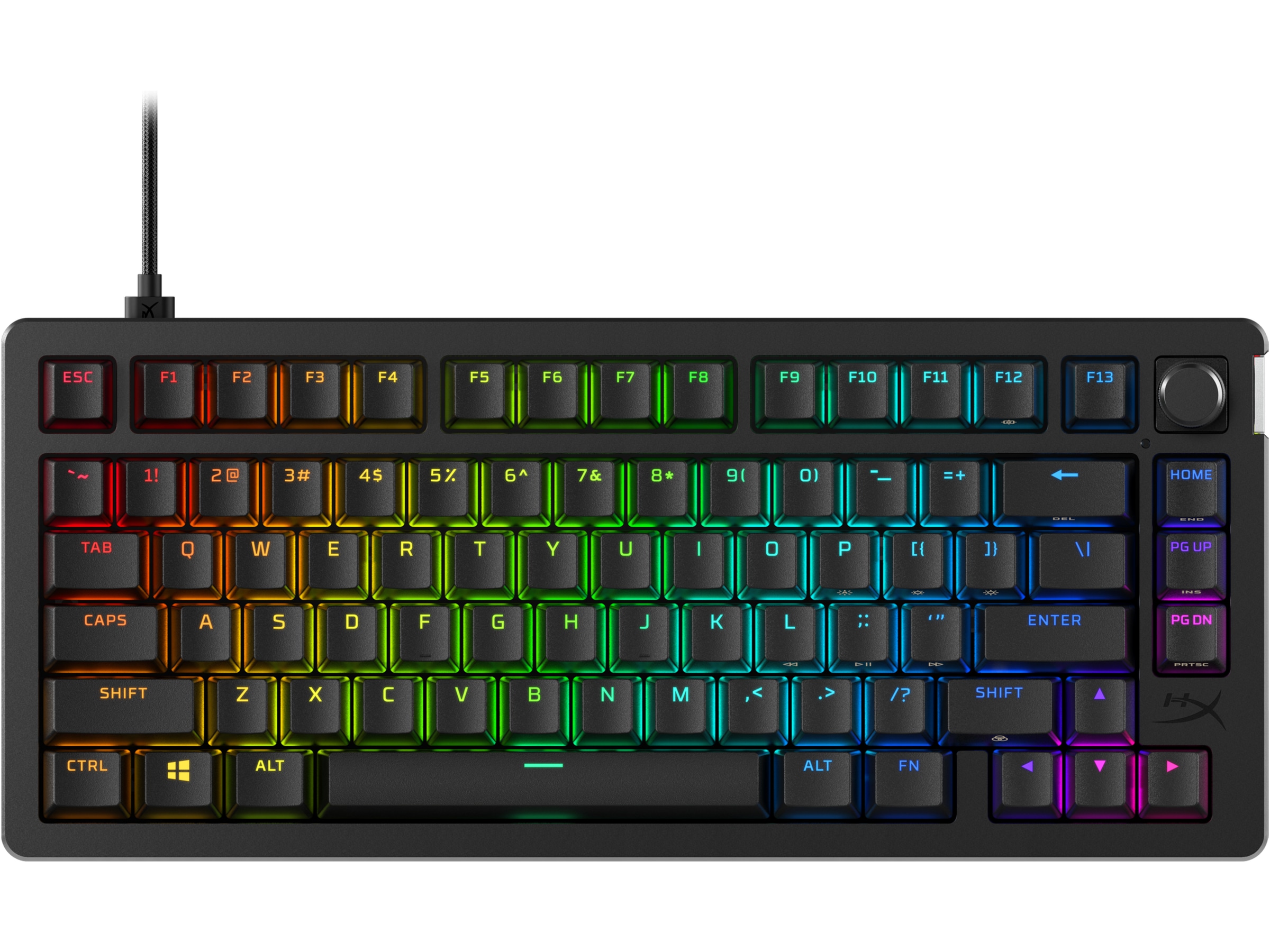 HyperX Alloy Rise 75 gamingtastatur (sort) Gamingkeyboard