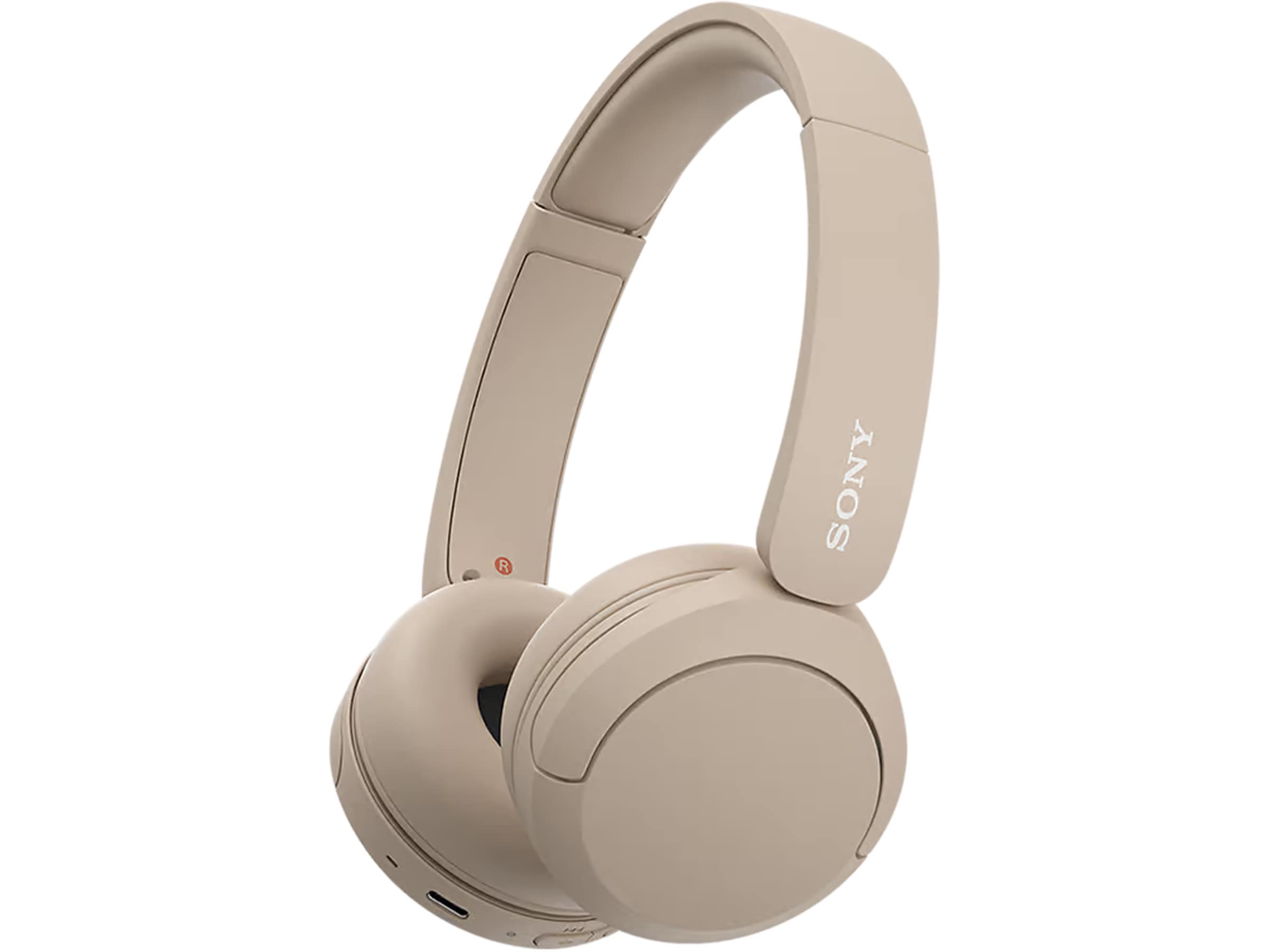 Sony WH-CH520 trådløse hovedtelefoner, On-Ear (beige) Høretelefoner