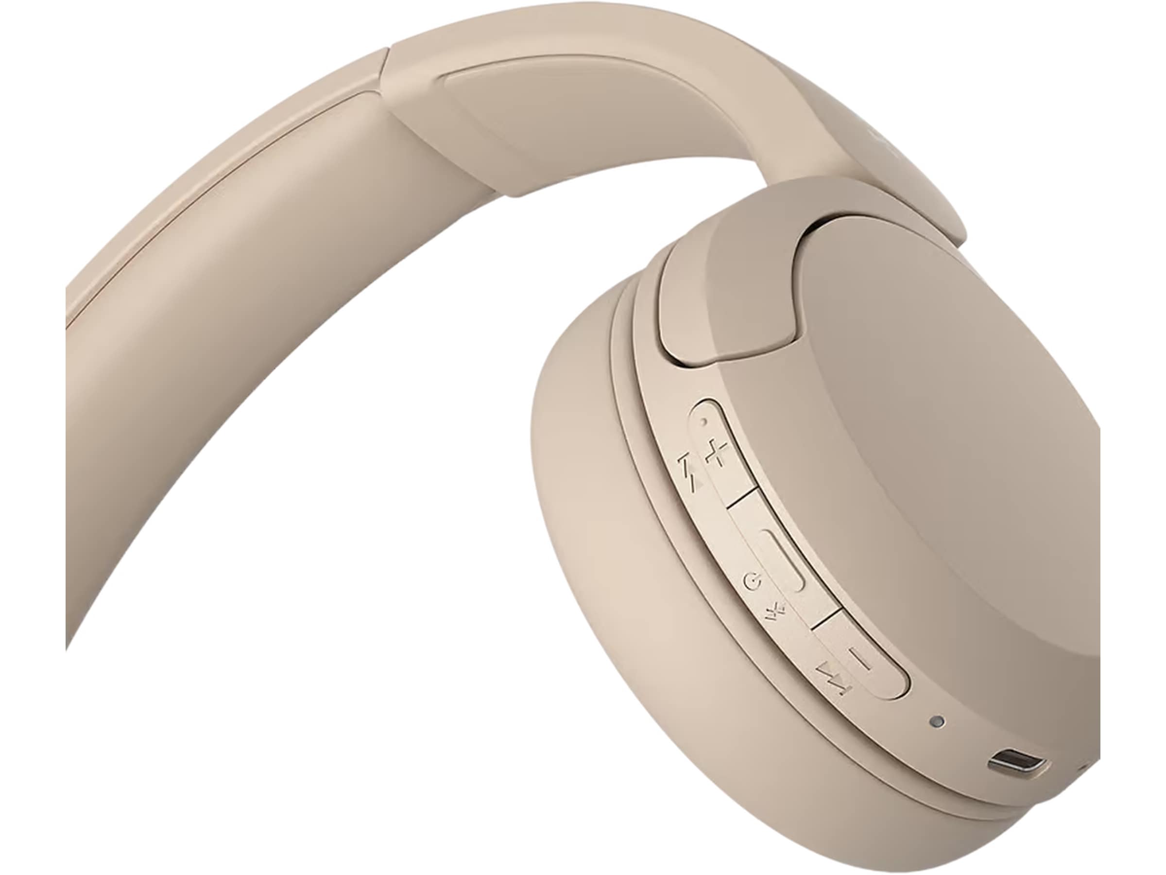 Sony WH-CH520 trådløse hovedtelefoner, On-Ear (beige) Høretelefoner